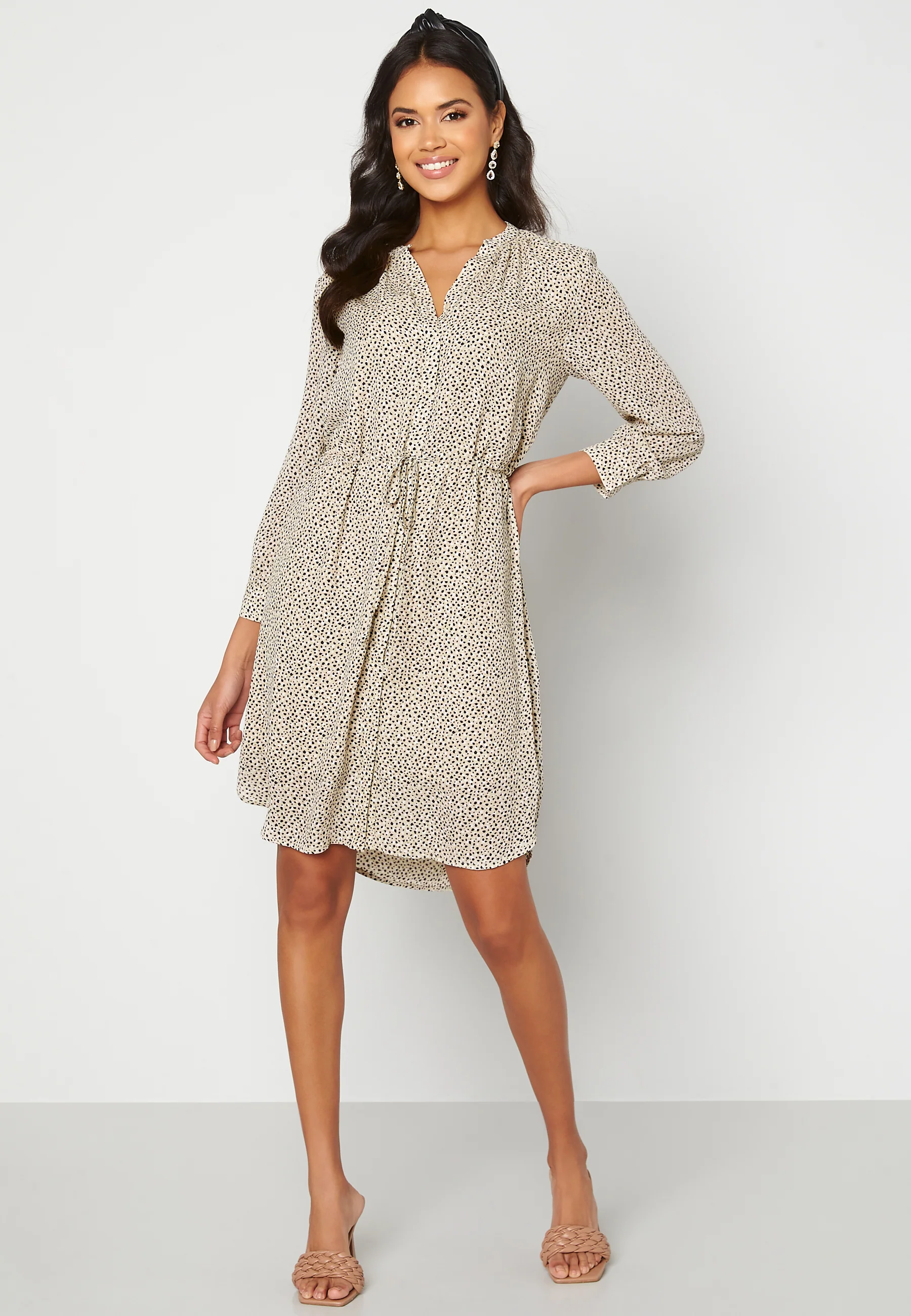 Damina 7/8 Print Dress - Image 2