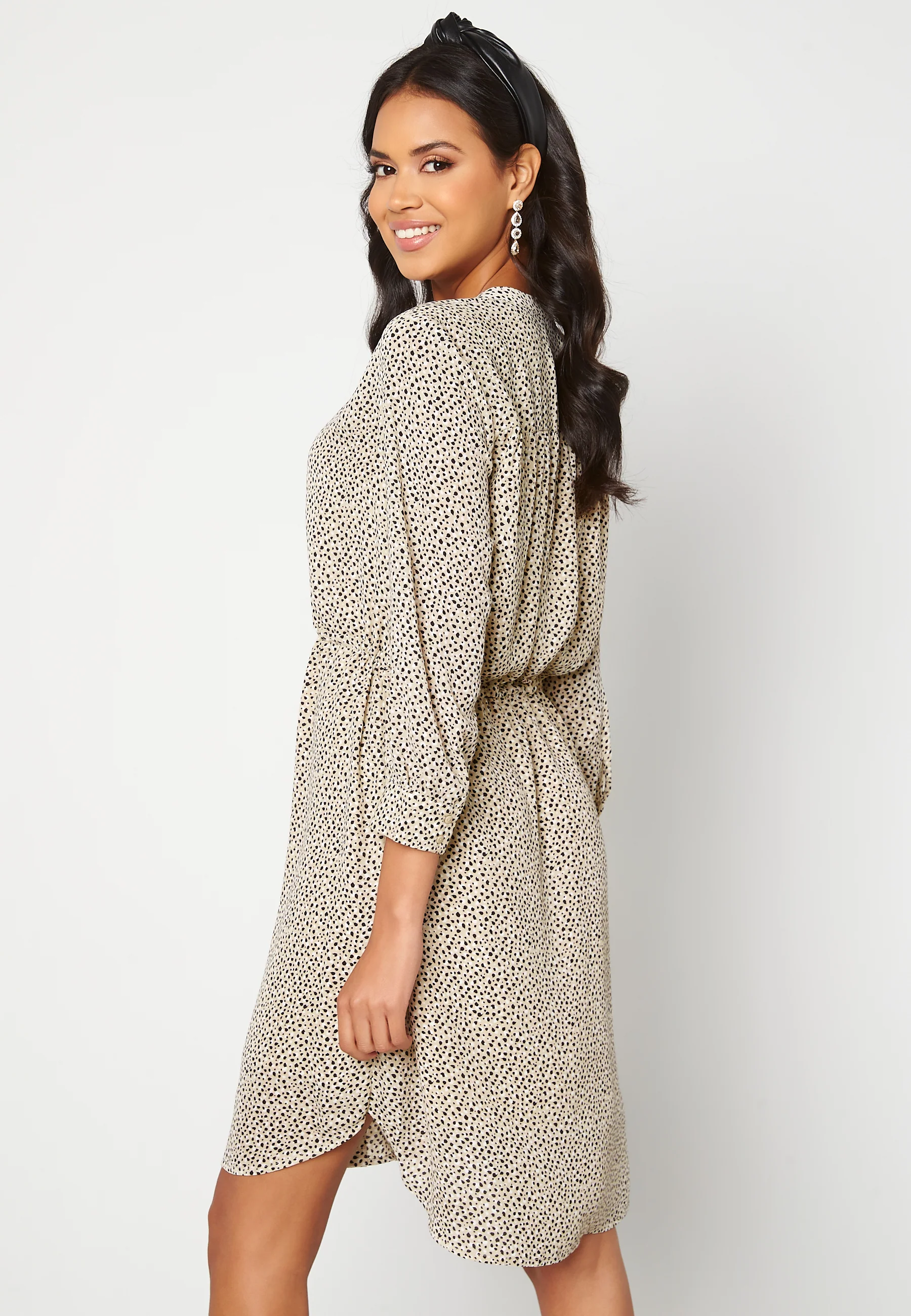 Damina 7/8 Print Dress - Image 3