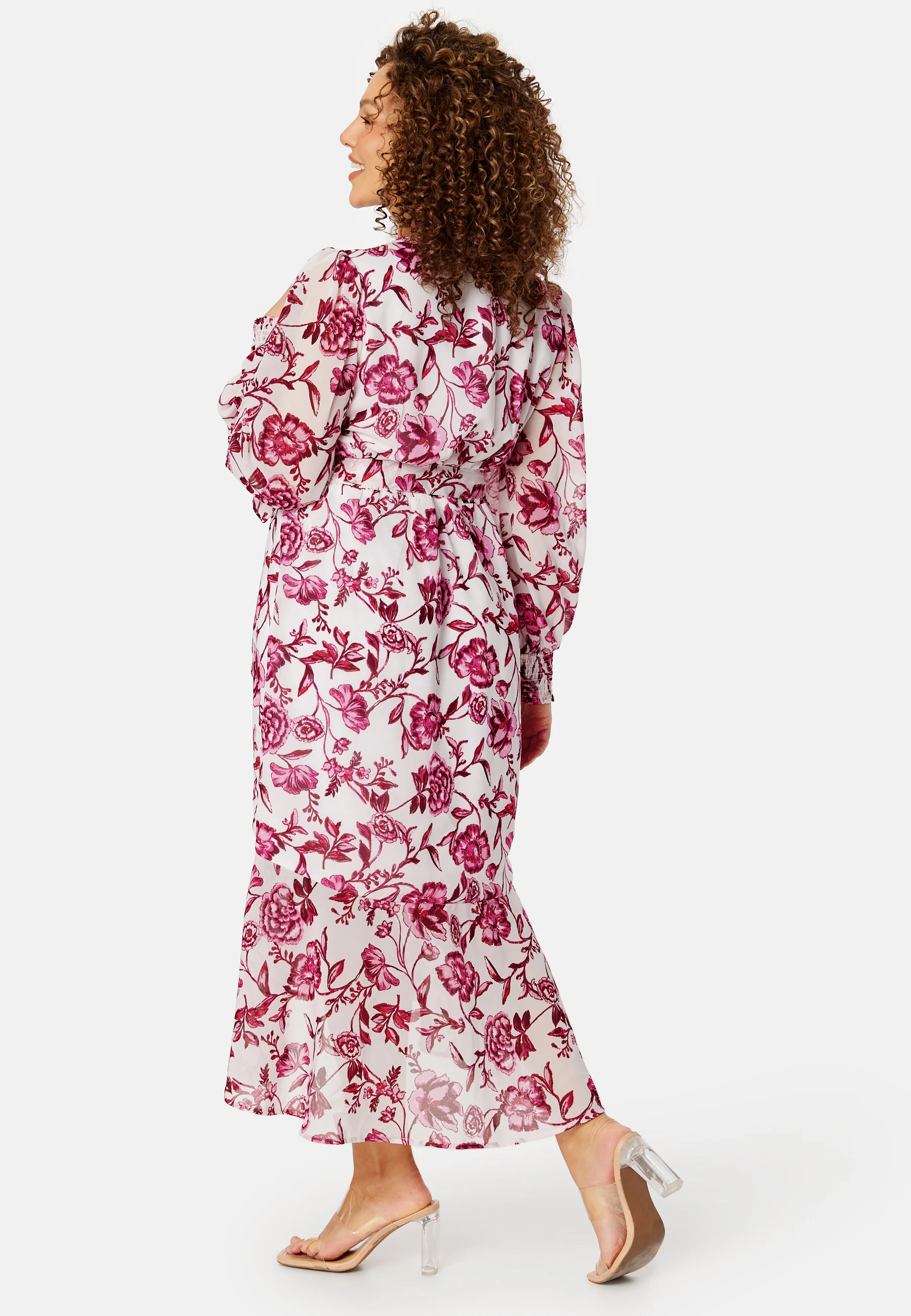 Danessa midi Puff Sleeve Dress - Image 7