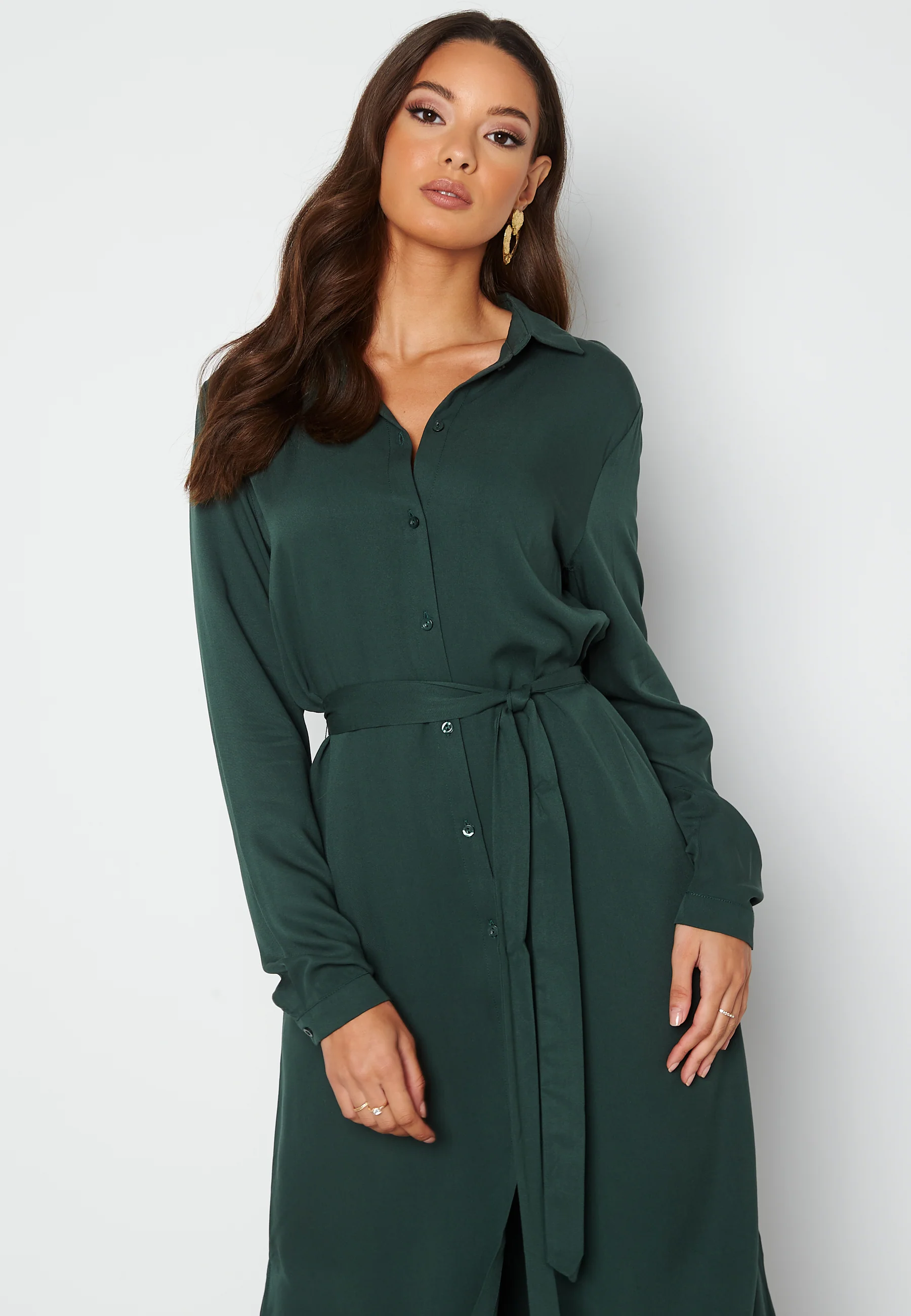Dania Belt L/S Shirt Dress - Image 3