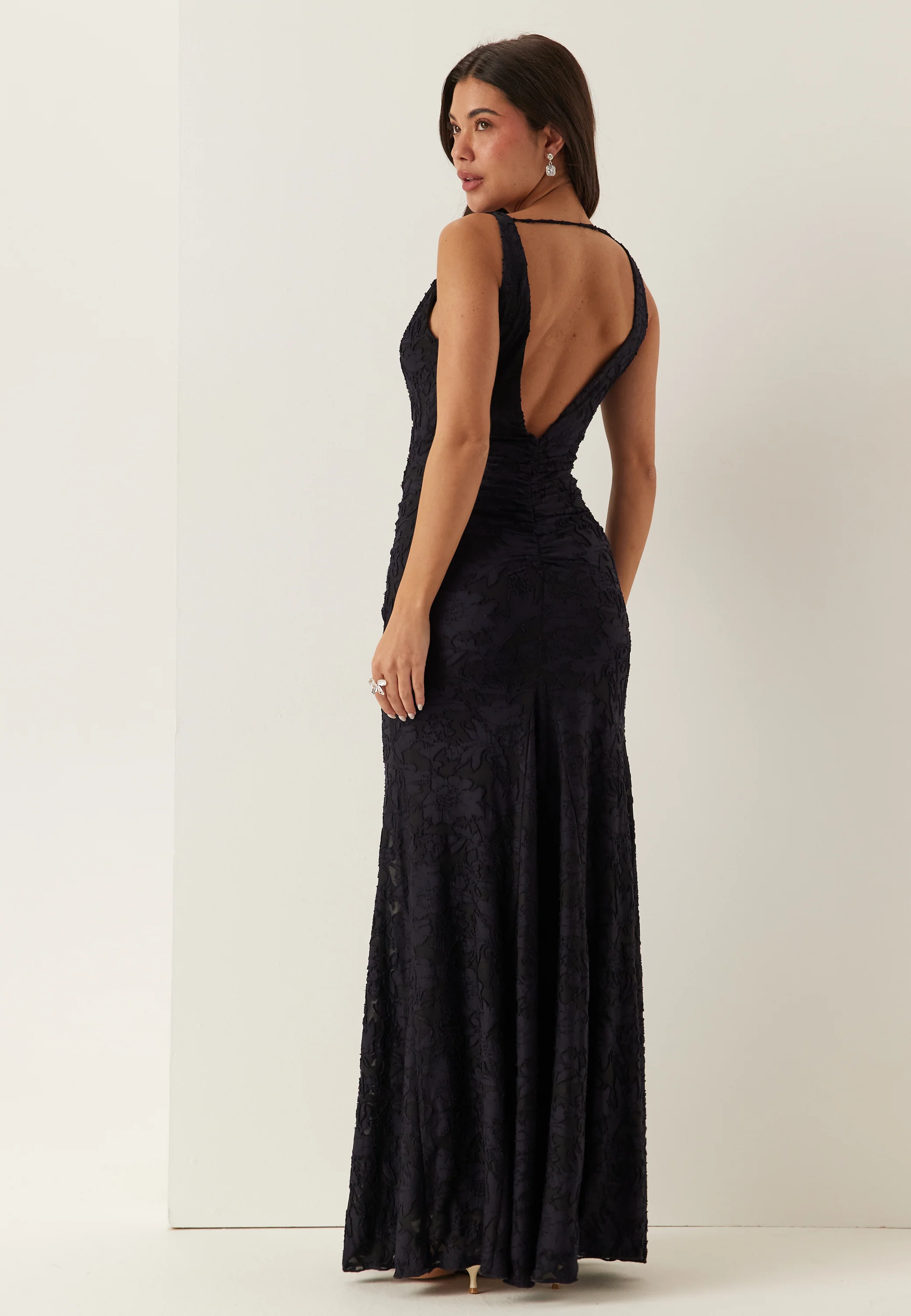 Deep Waterfall Mermaid Gown - Image 2