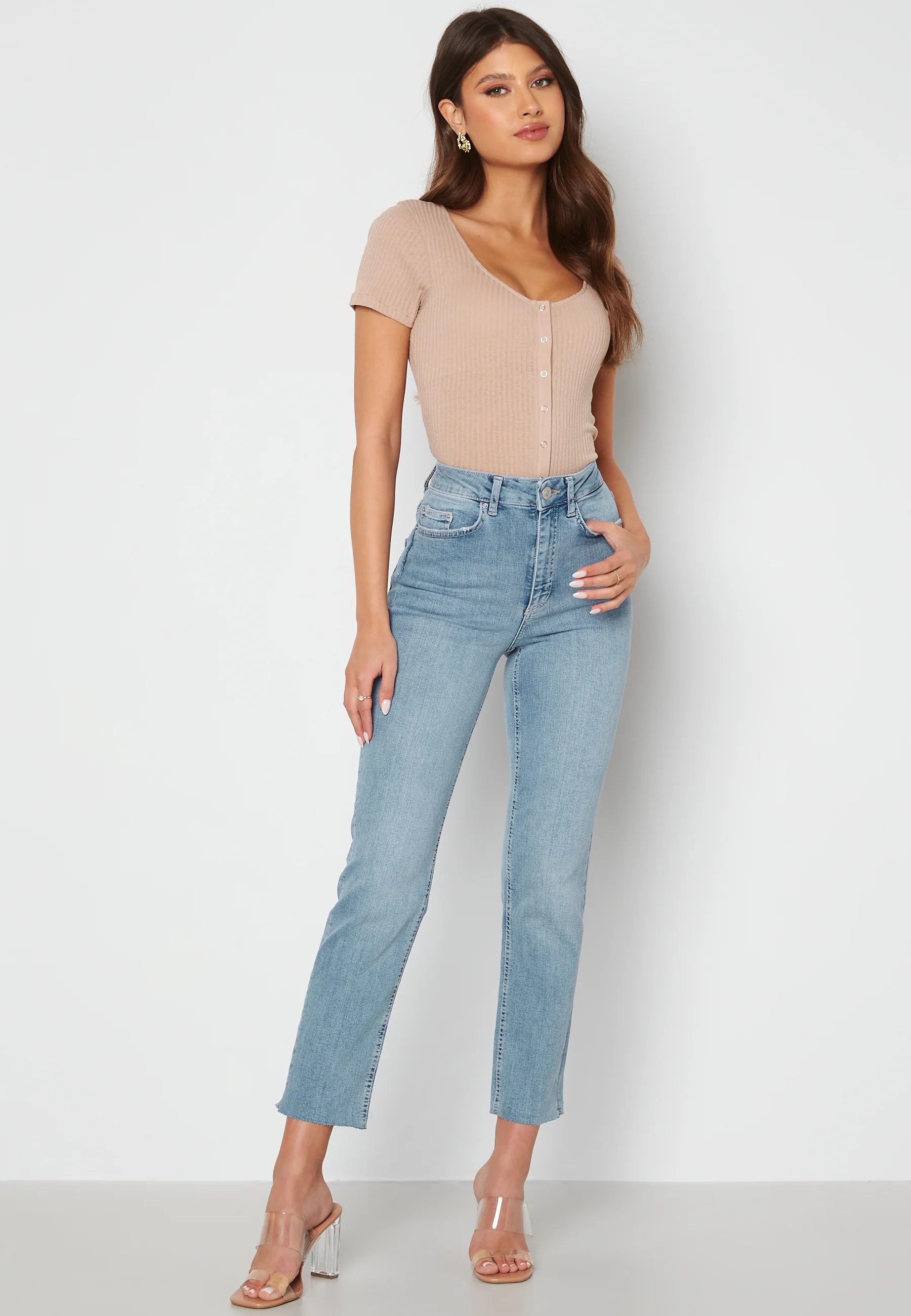 Delly Straight HW Jeans - Image 2