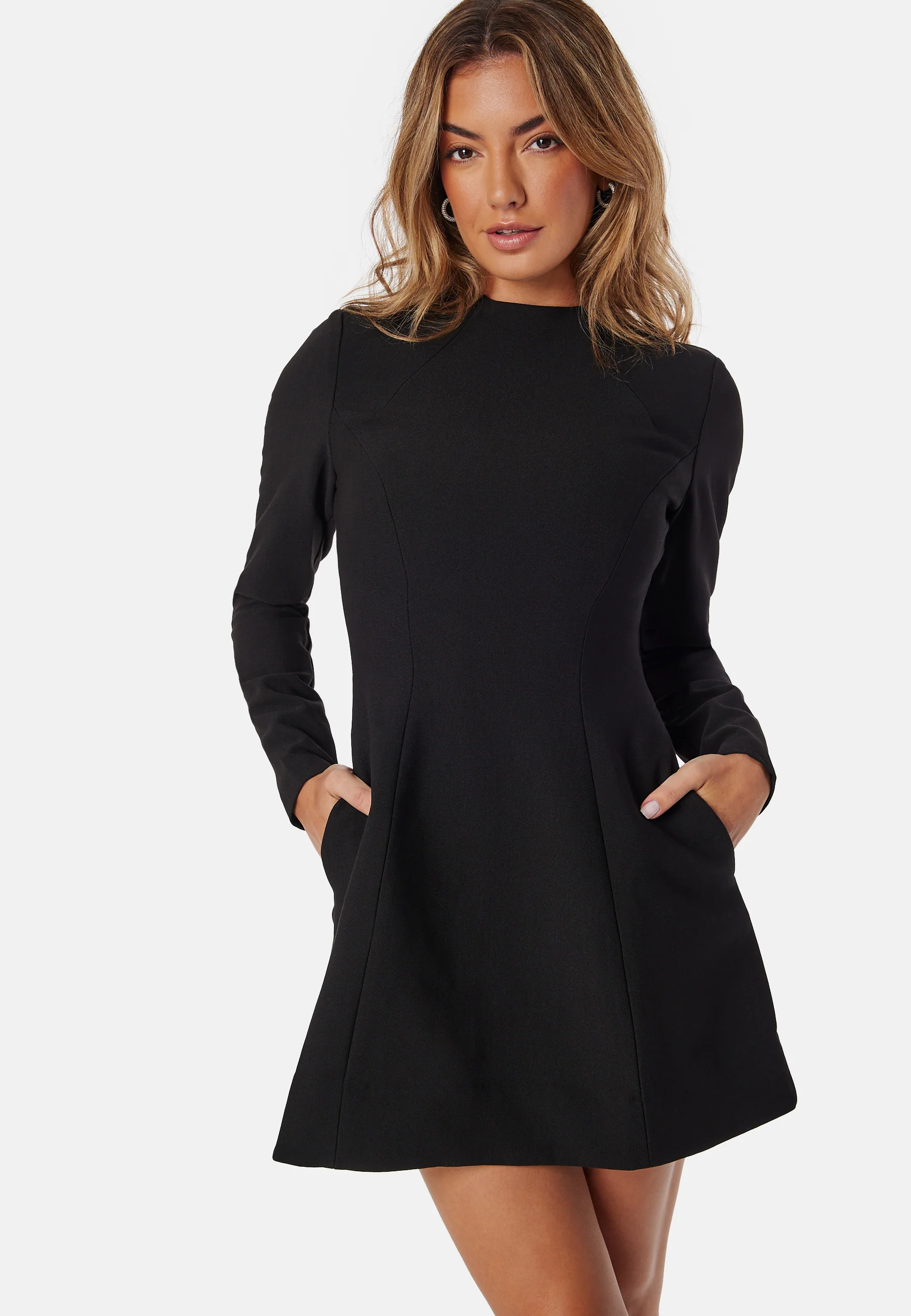 Delphi Long Sleve Mini Dress - Image 2