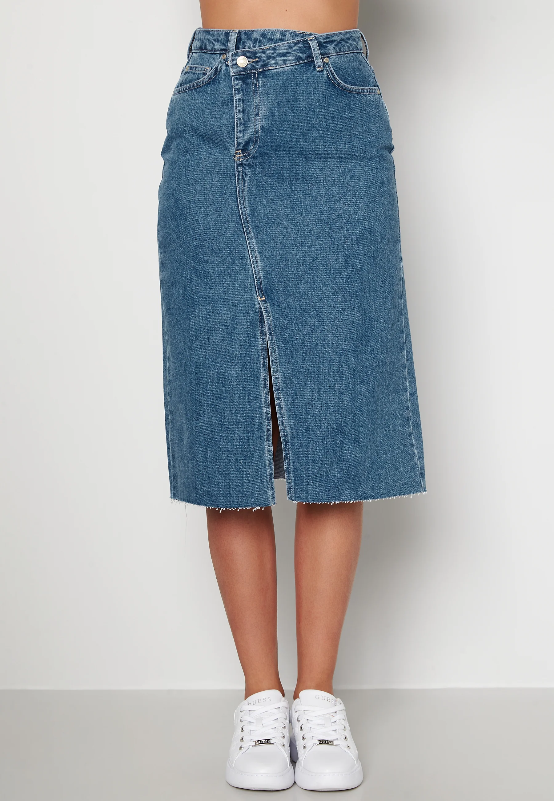 Denim Midi Skirt - Image 2