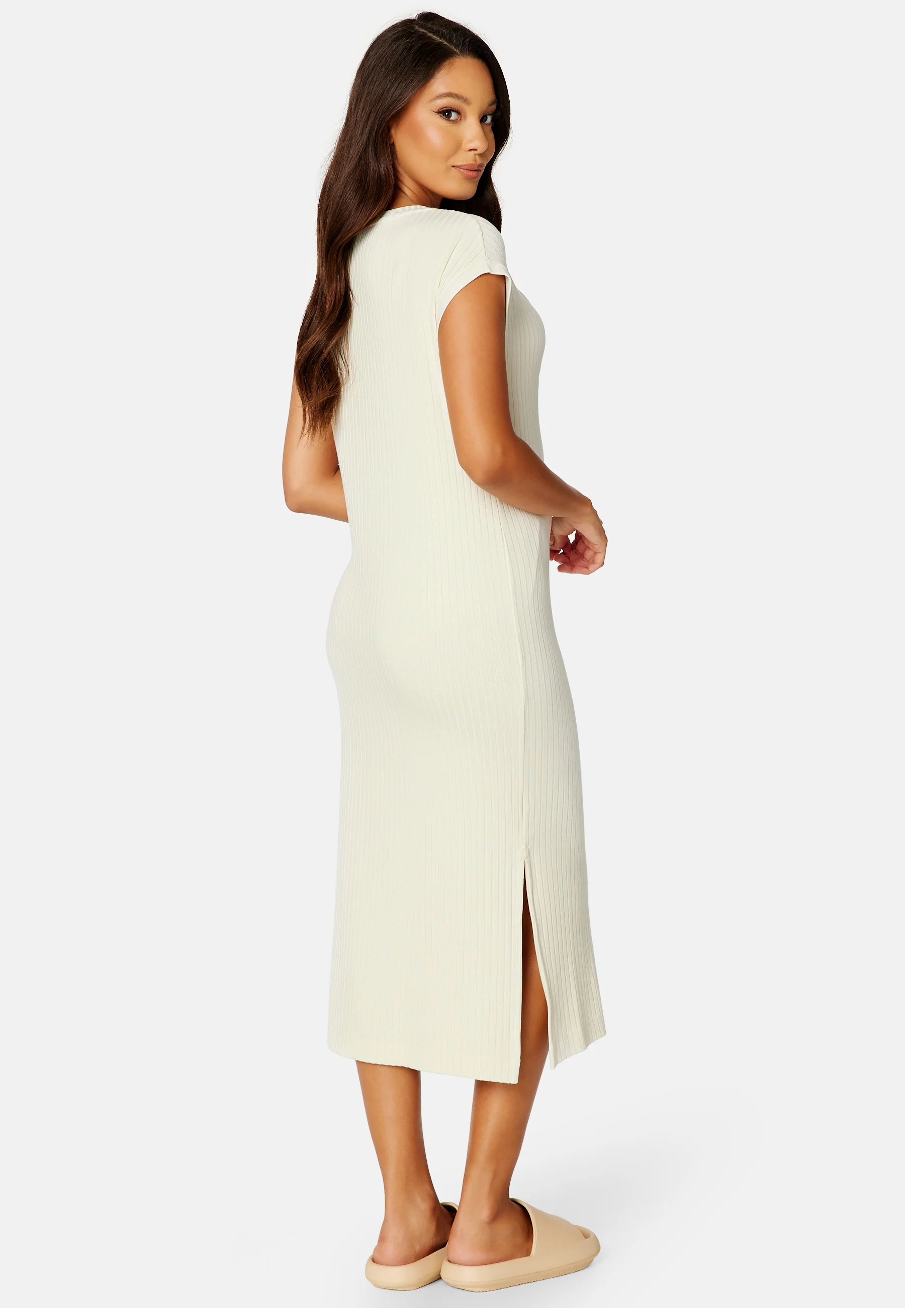 Detail Slit Jersey Dress - Image 2