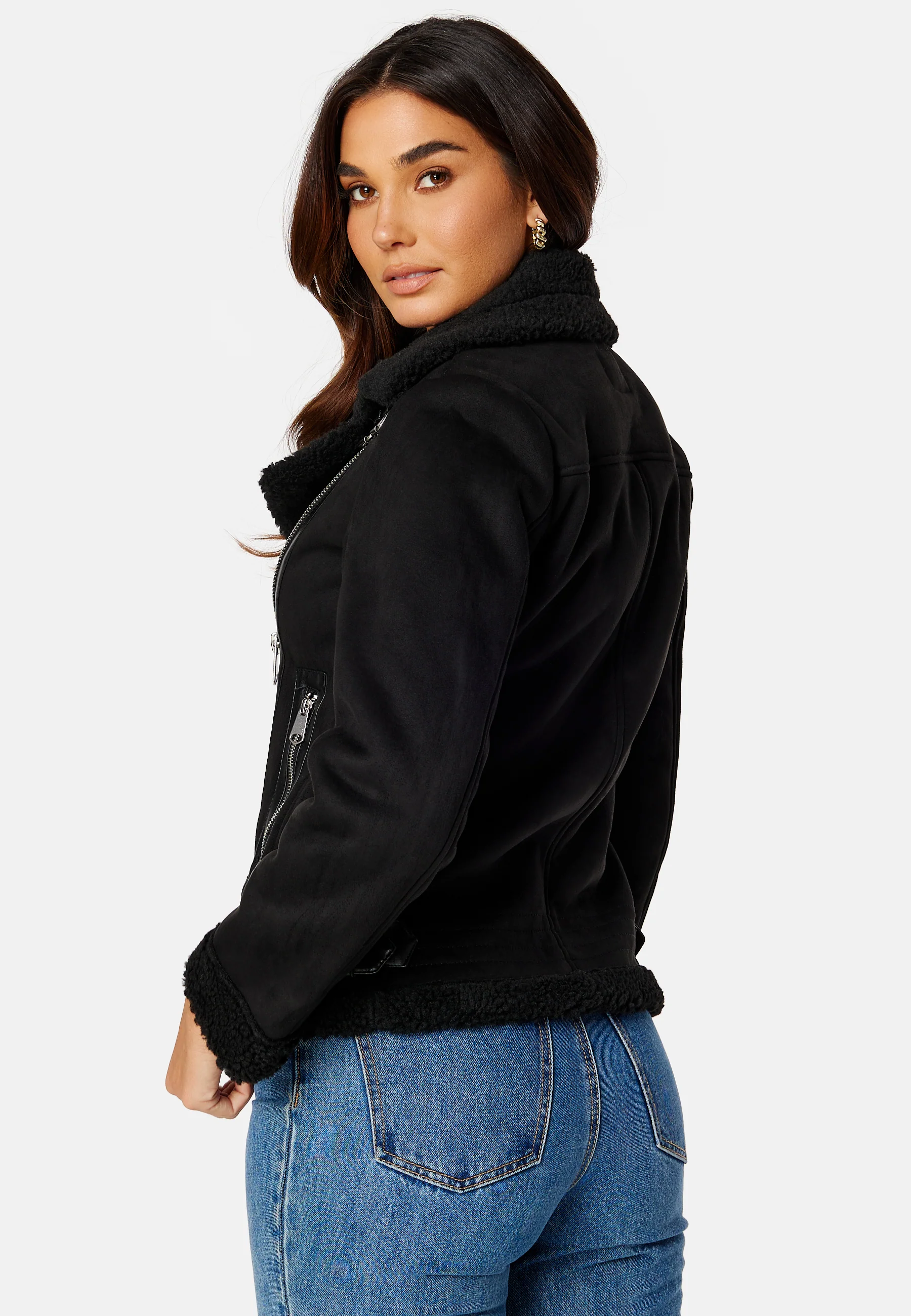 Diana Bonded Aviator Jacket - Image 3