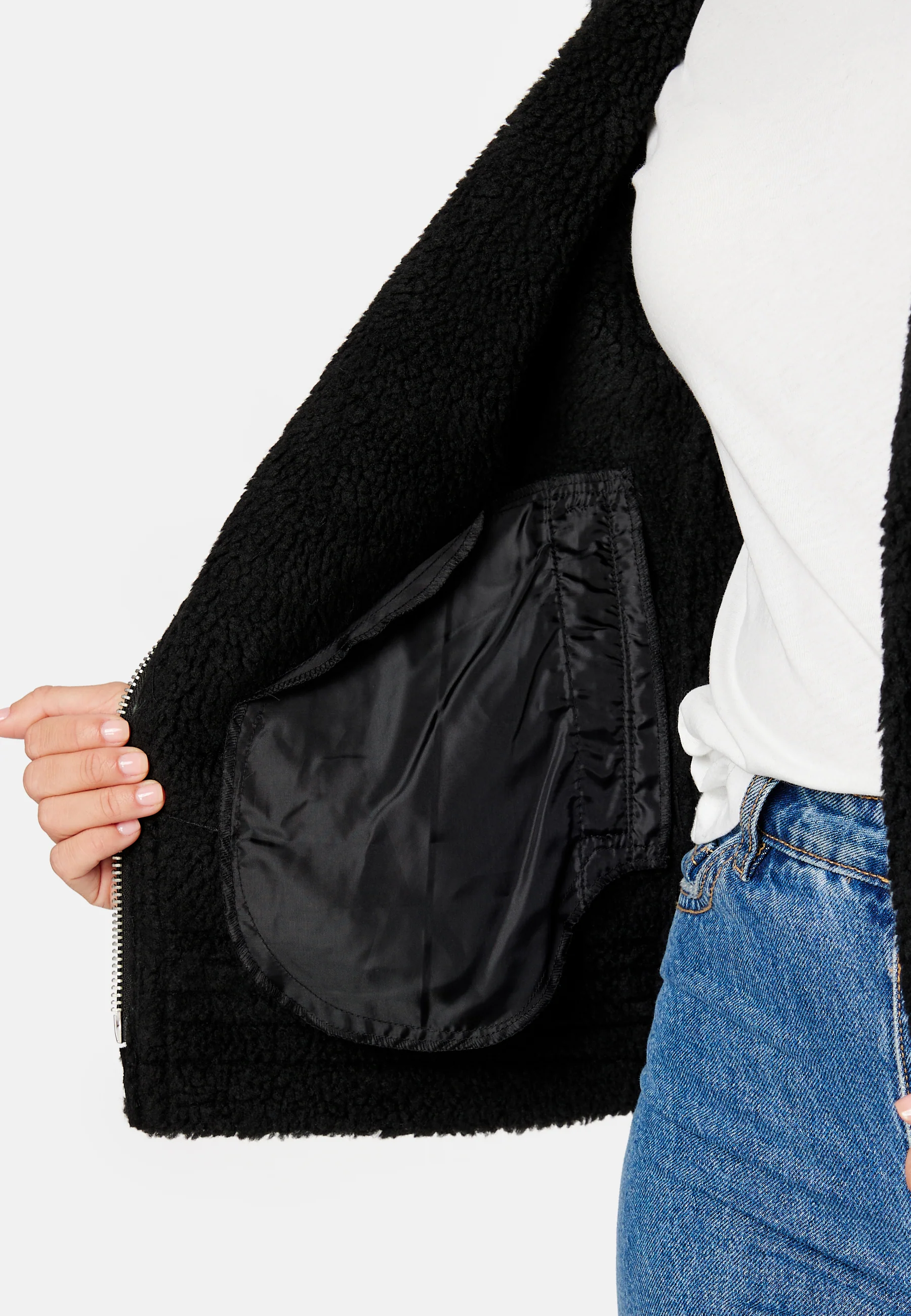 Diana Bonded Aviator Jacket - Image 7
