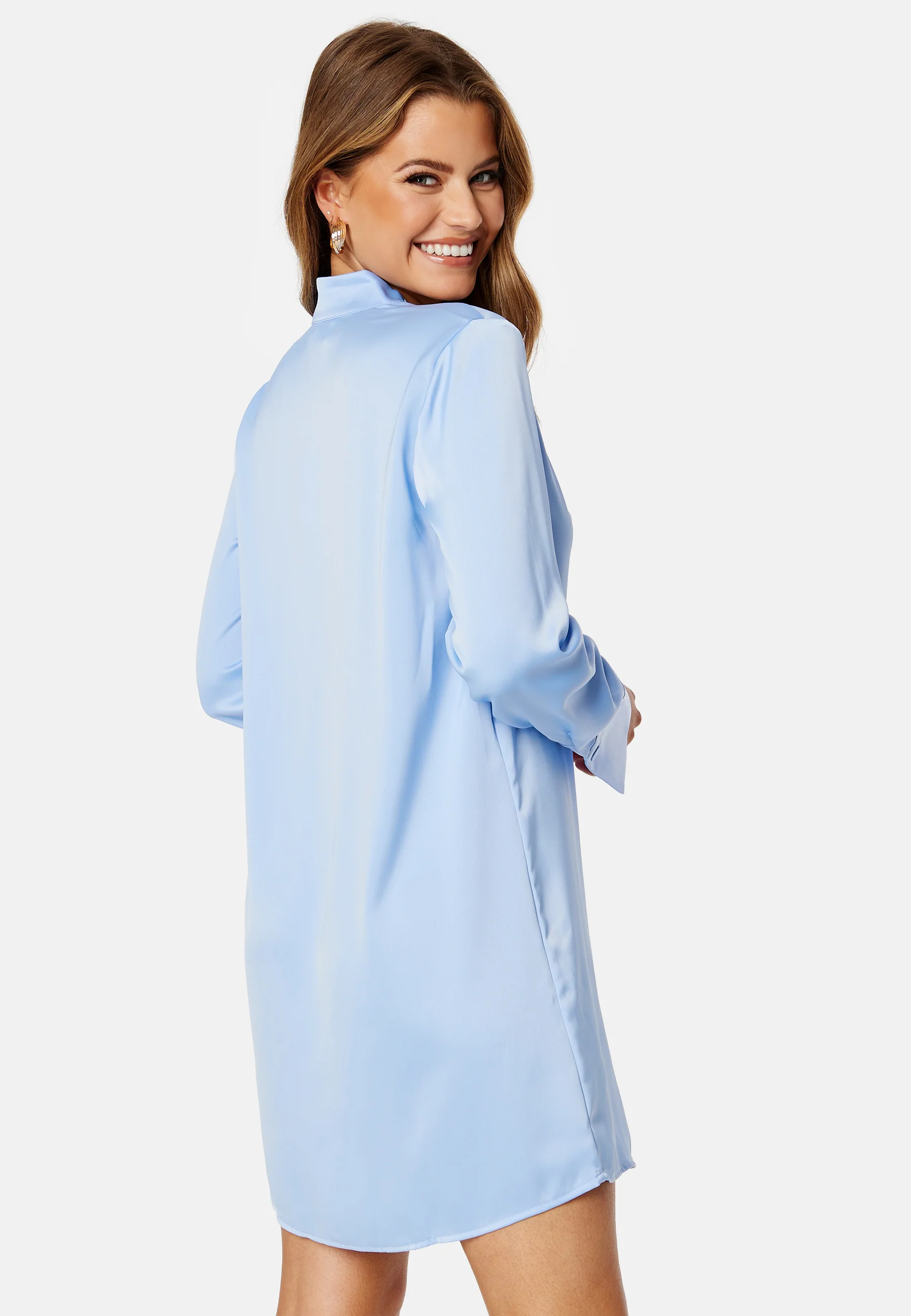 Dillilah V-Neck L/S Tunic Dress - Image 3