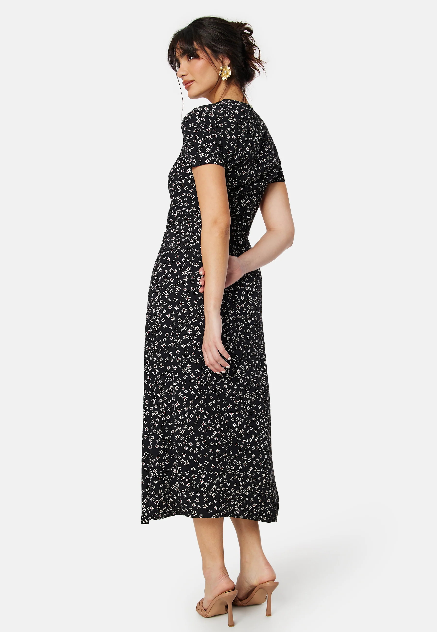 Disty Midi Slit Dress - Image 2