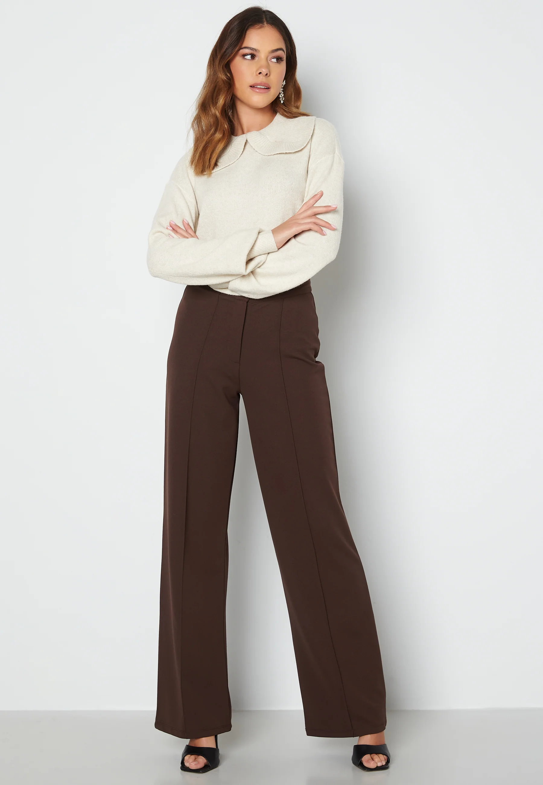 Doffy LS Collar Blouse Ga Boo B-15 Birch Melange - Image 2