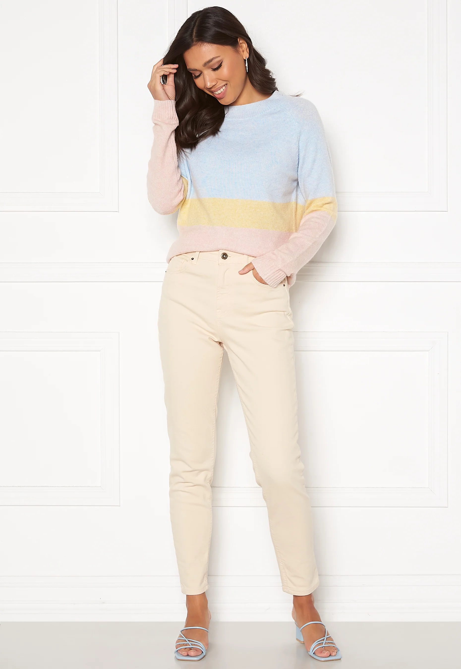 Doffy LS O-Neck Blouse - Image 2