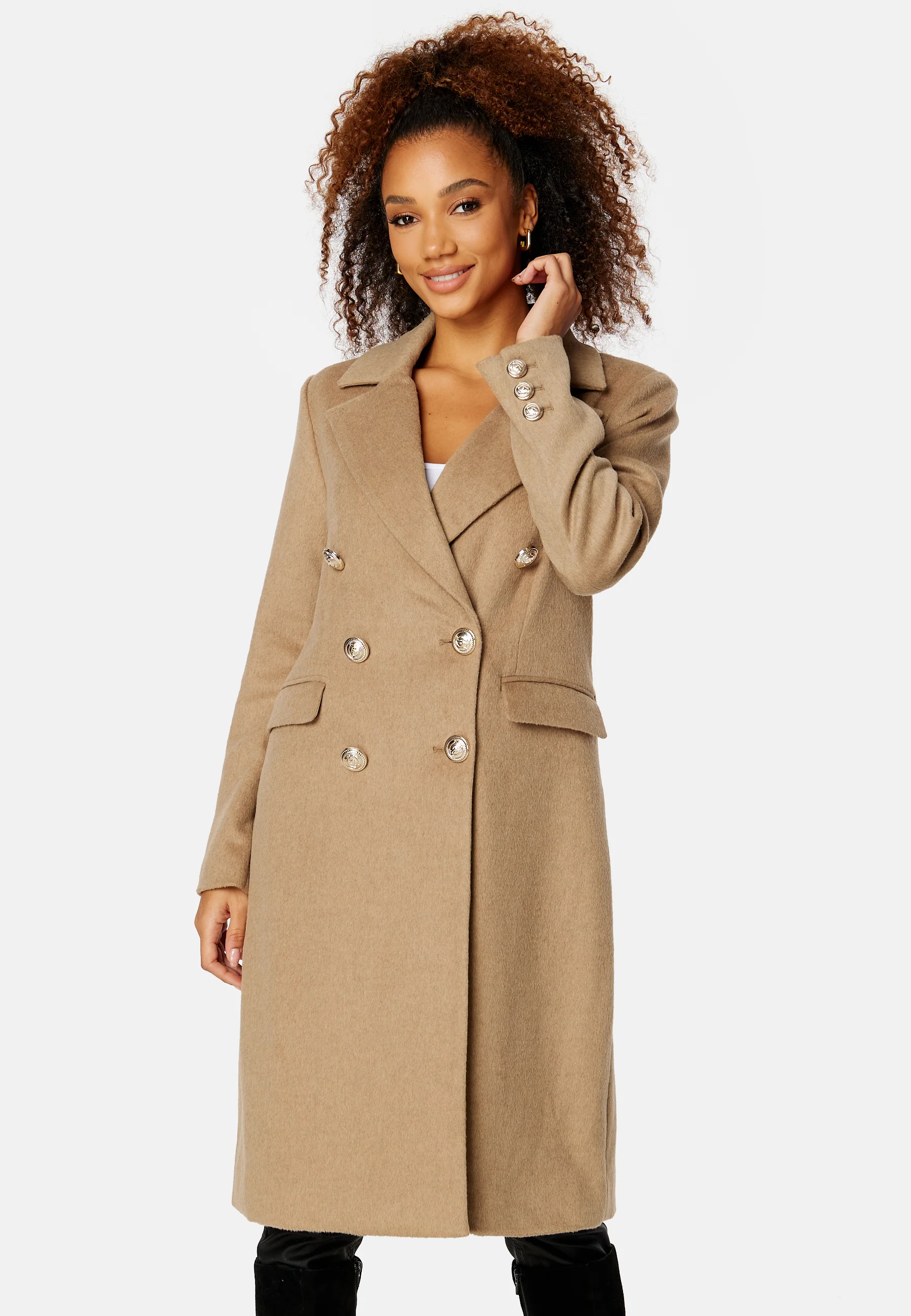 Donatella Wool Blend Coat - Image 5