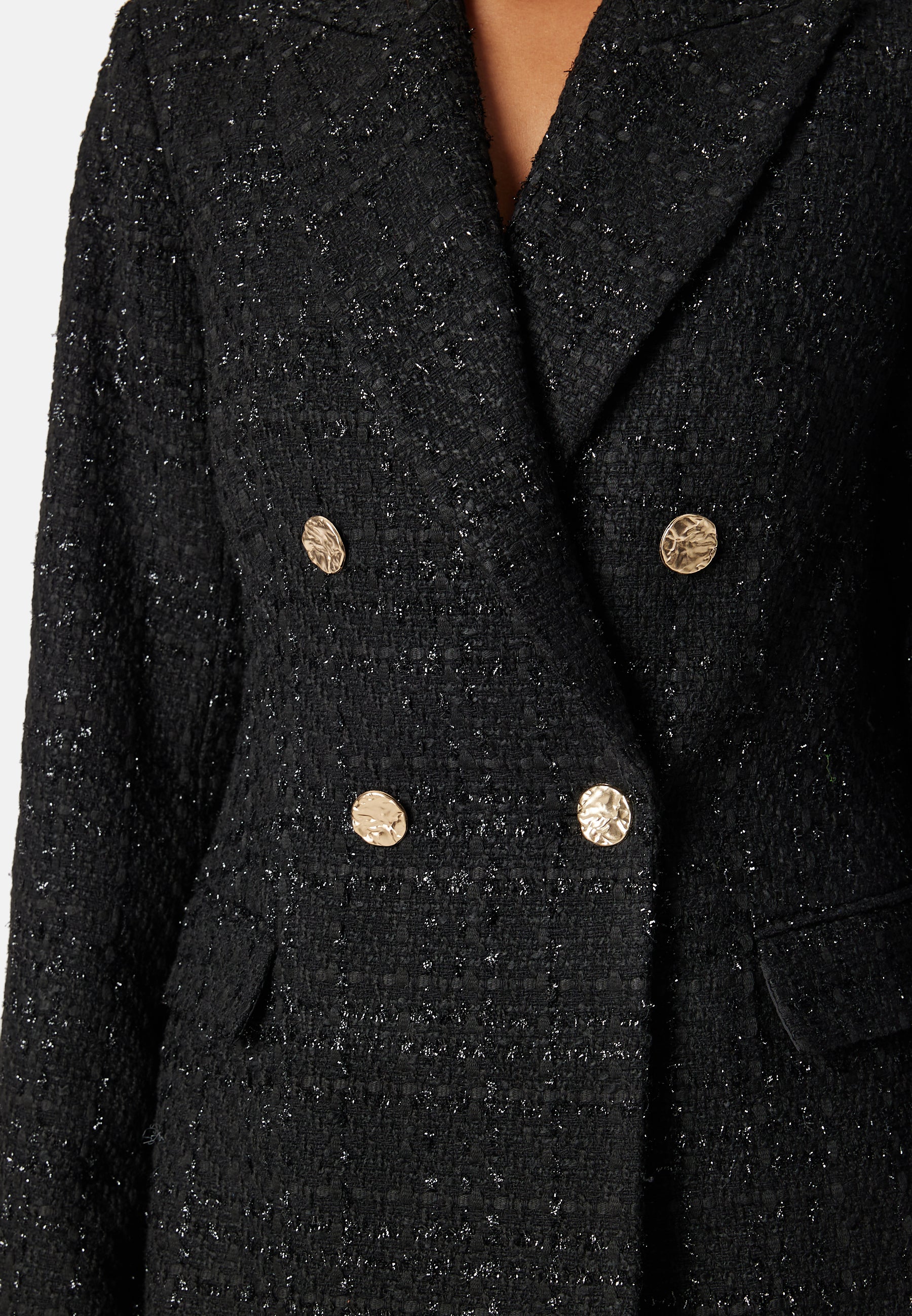 Double Breasted Bouclé Blazer - Image 5