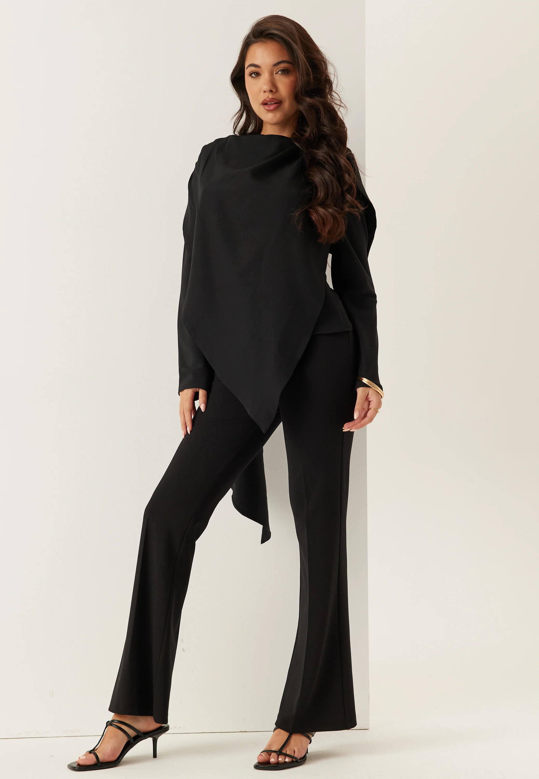 Draped Cape Blouse - Image 5