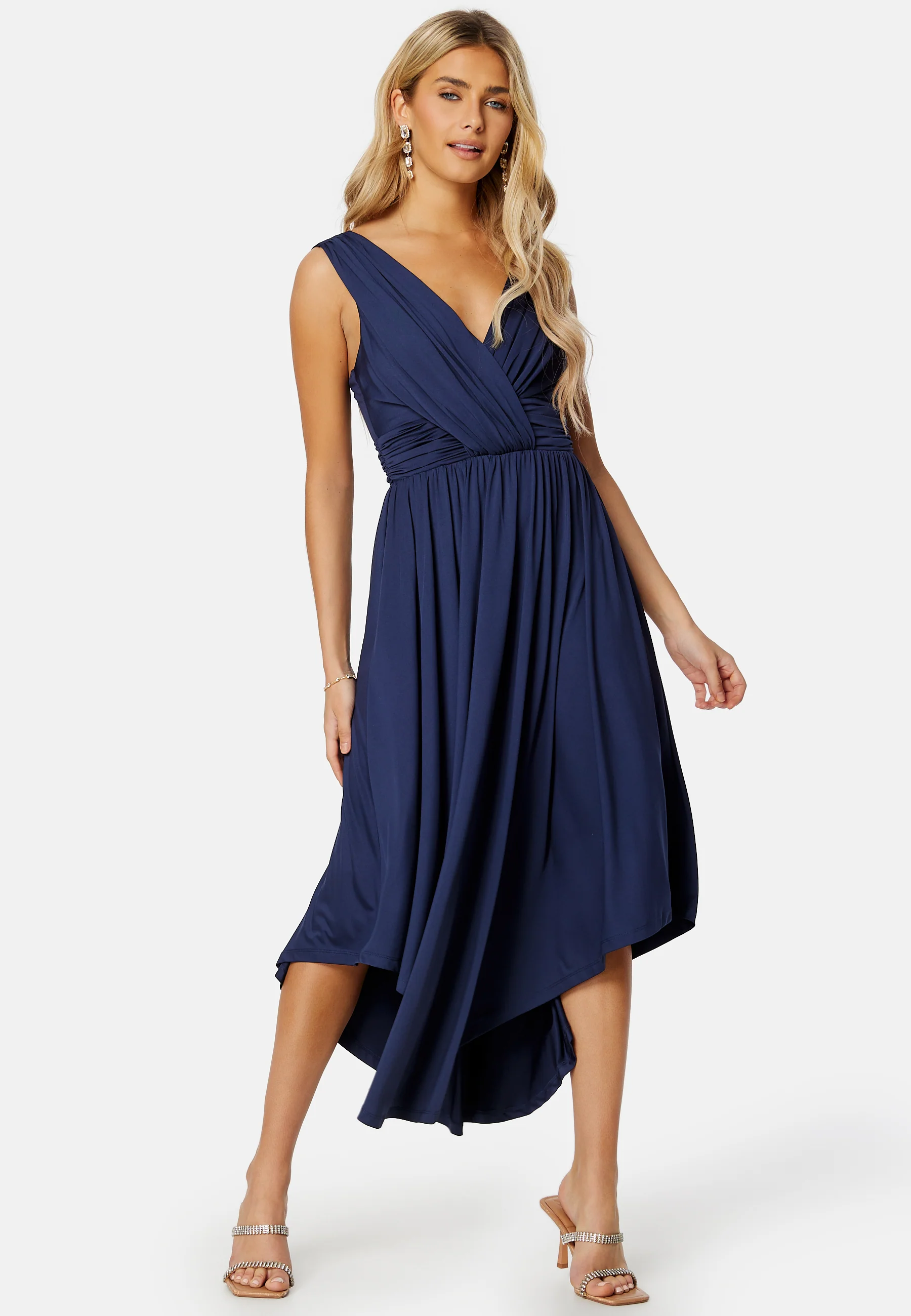 Draped Soft Midi Dress - Image 2