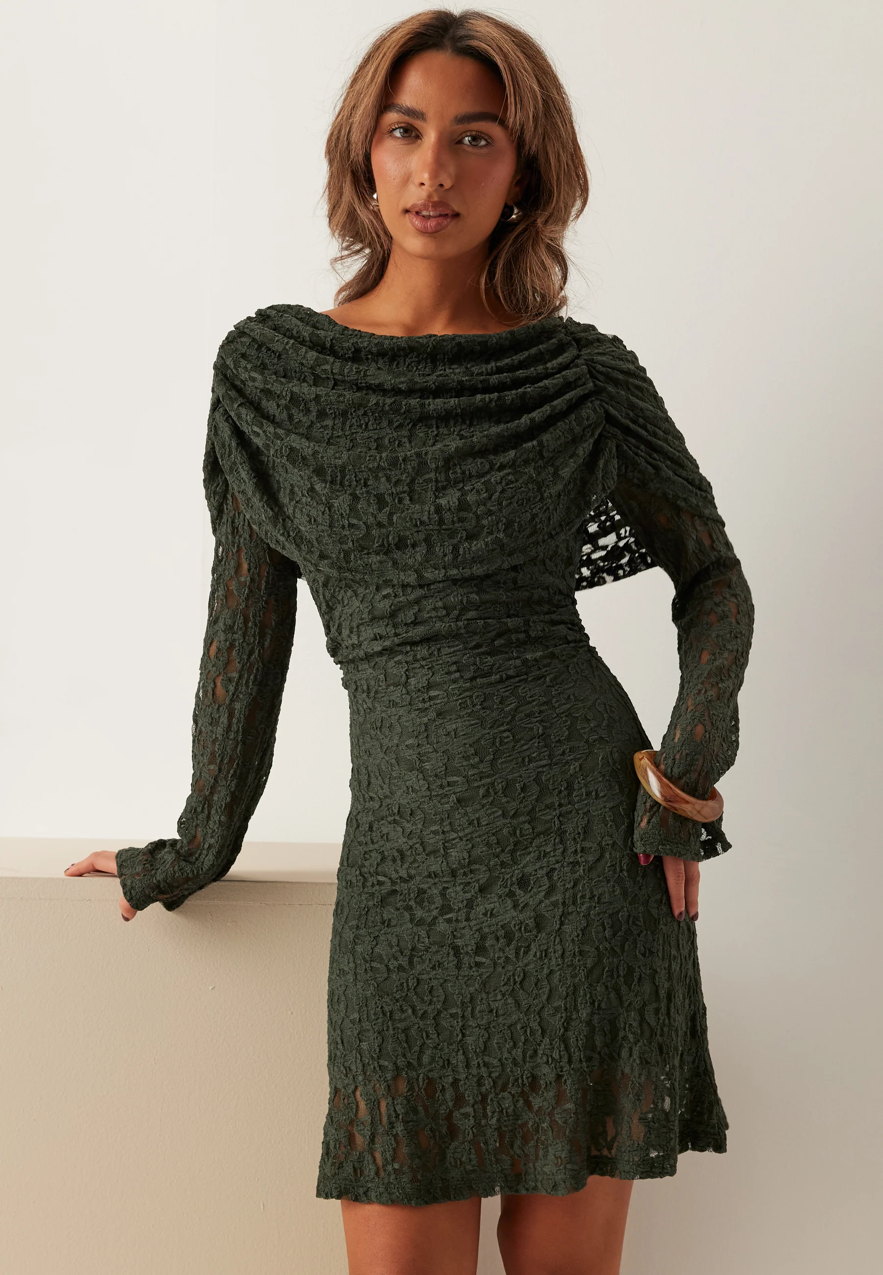 Drapy Lace Dress - Image 2
