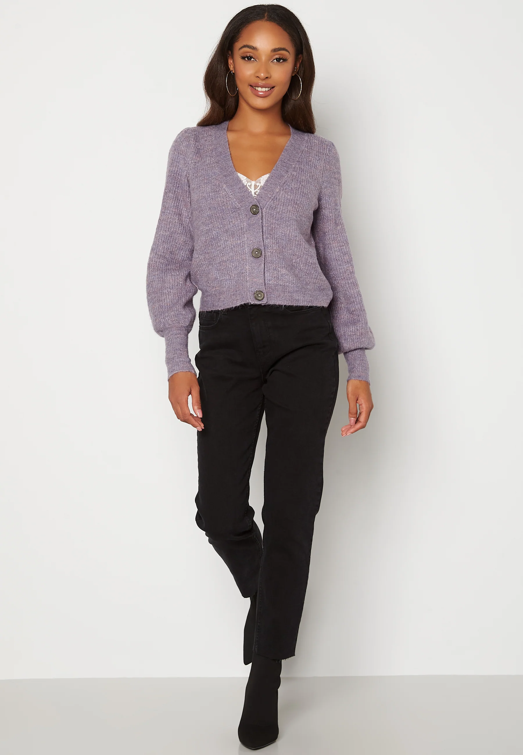 Drea L/S Short Cardigan - Image 2
