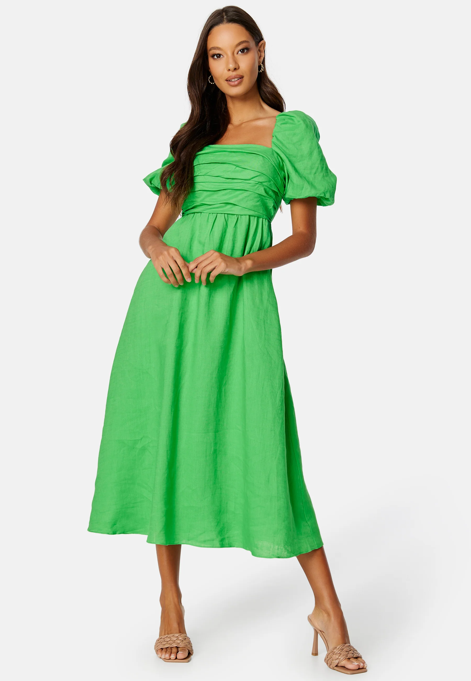 Dream Ruched Bodice Midi Dress - Image 2