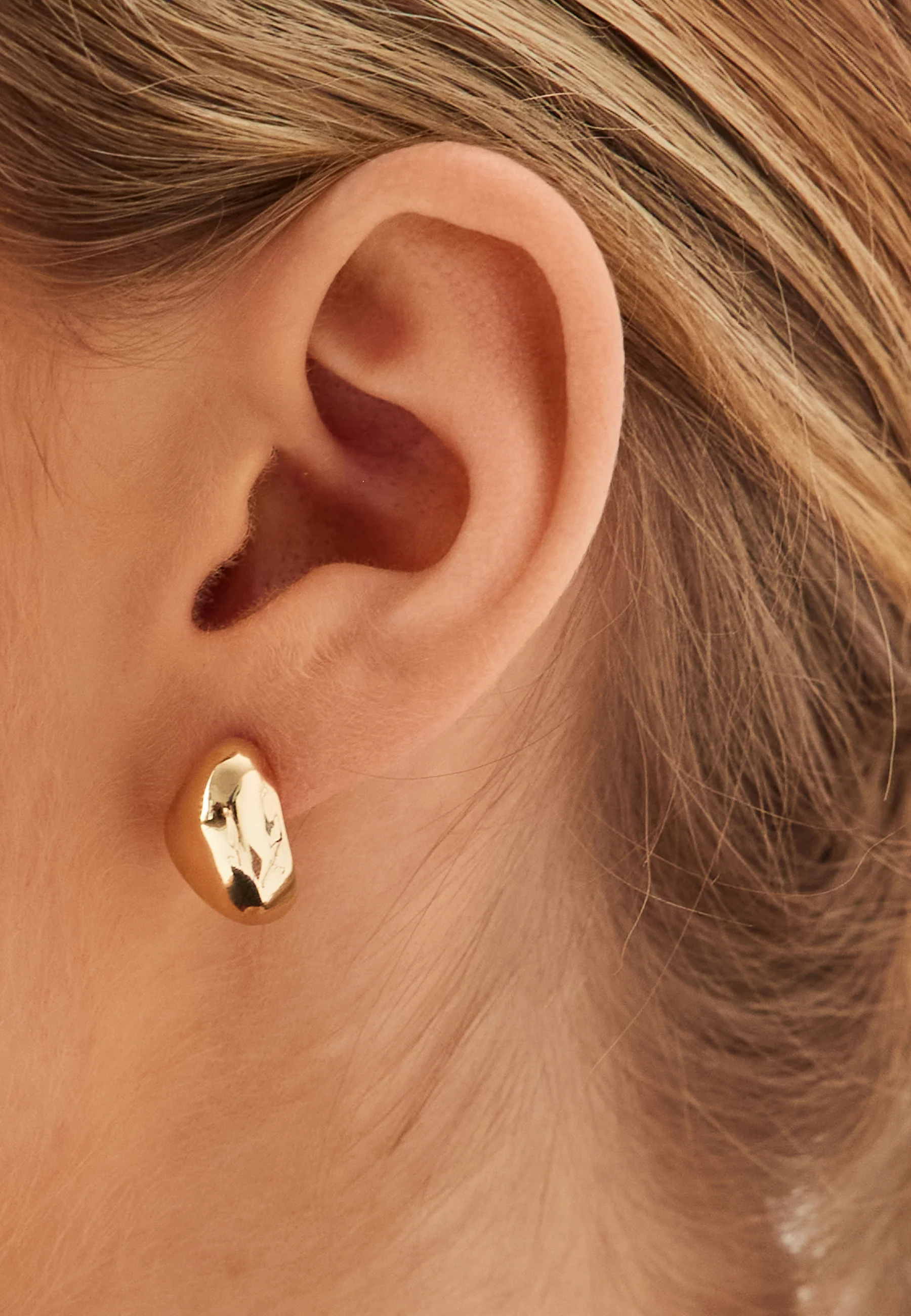 Dune Earrings Gold-plated - Image 2