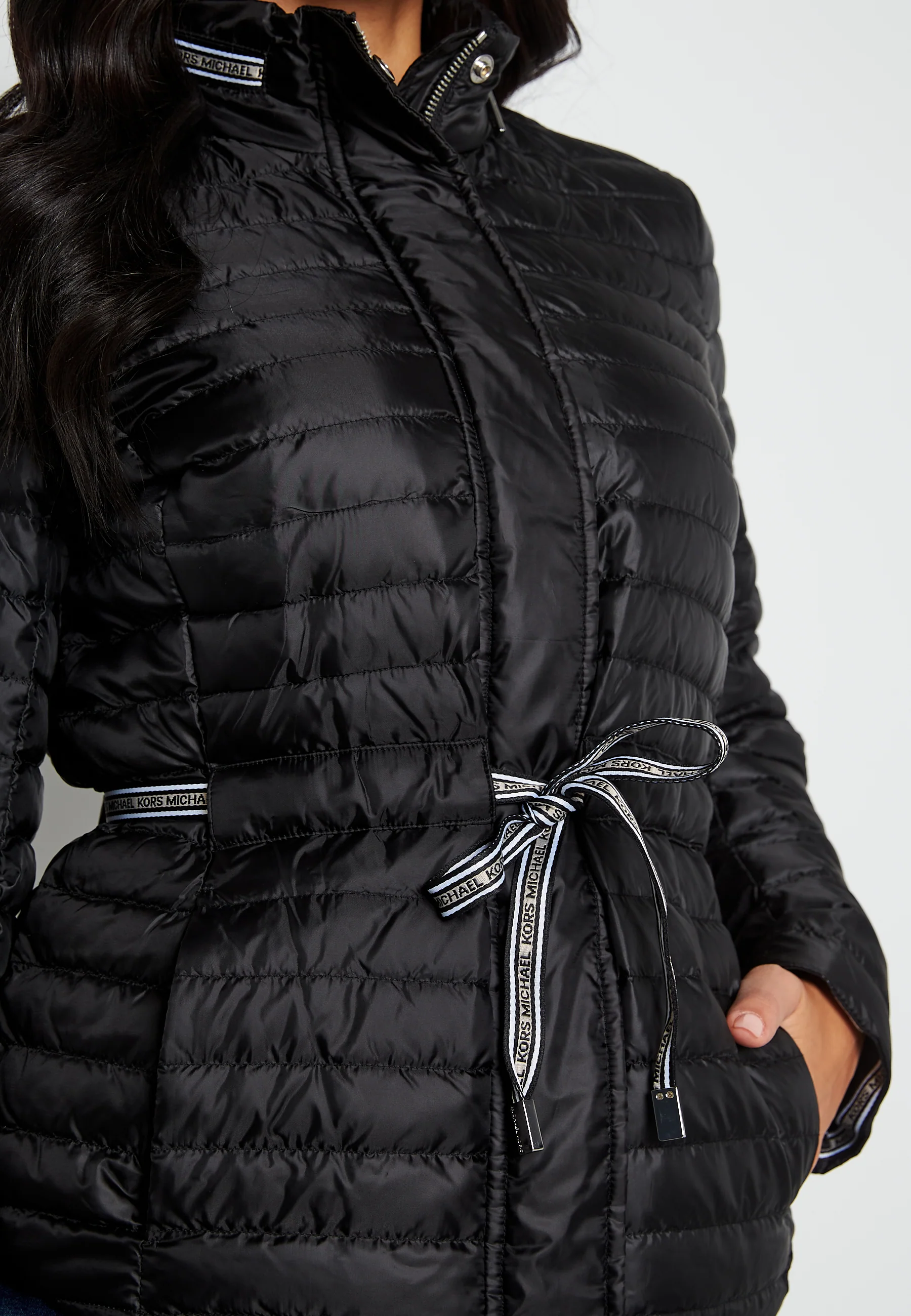 Eco Logo Tape Puffer Jacket - Image 6