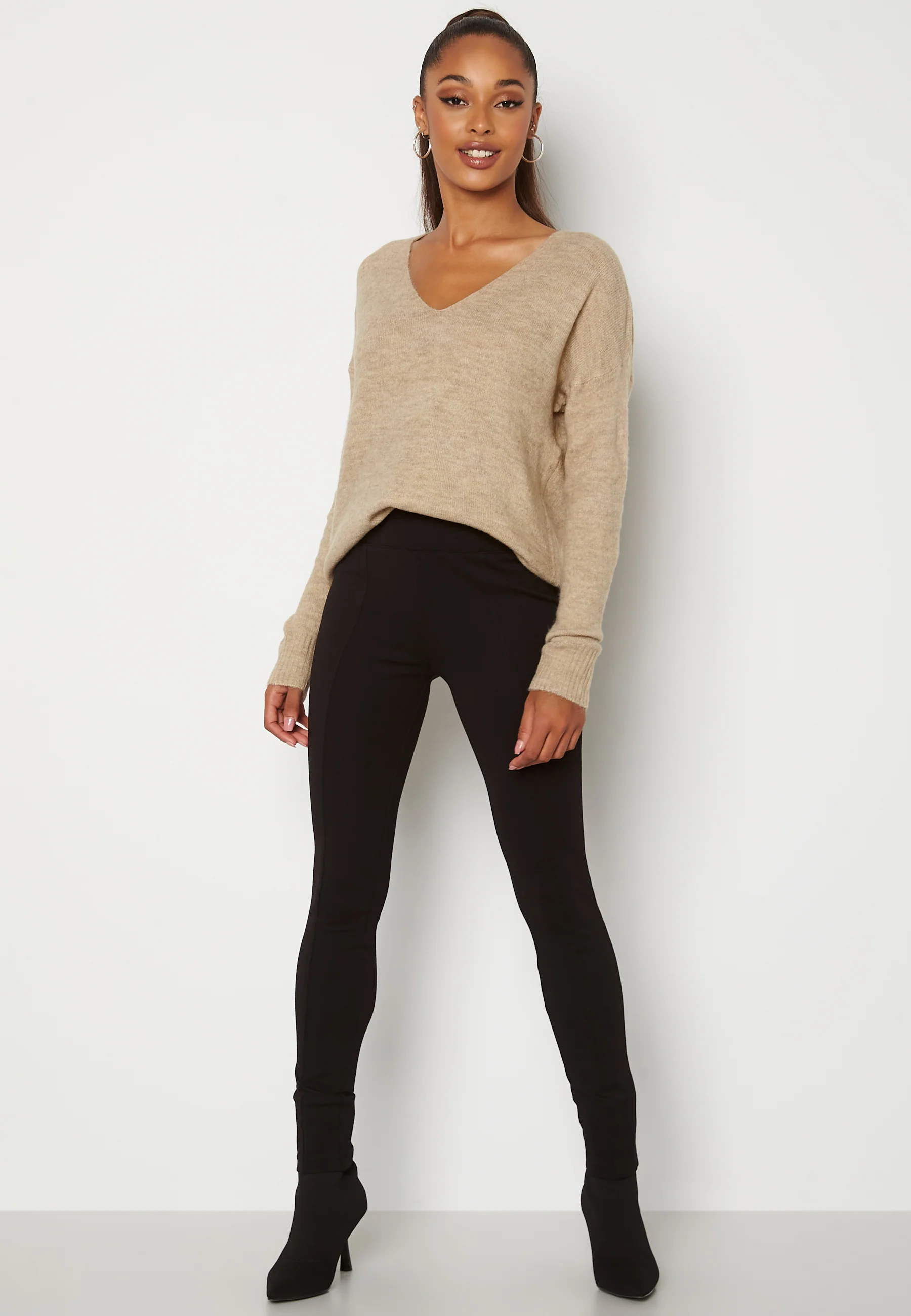 Elanora L/S V-Neck Knit - Image 2