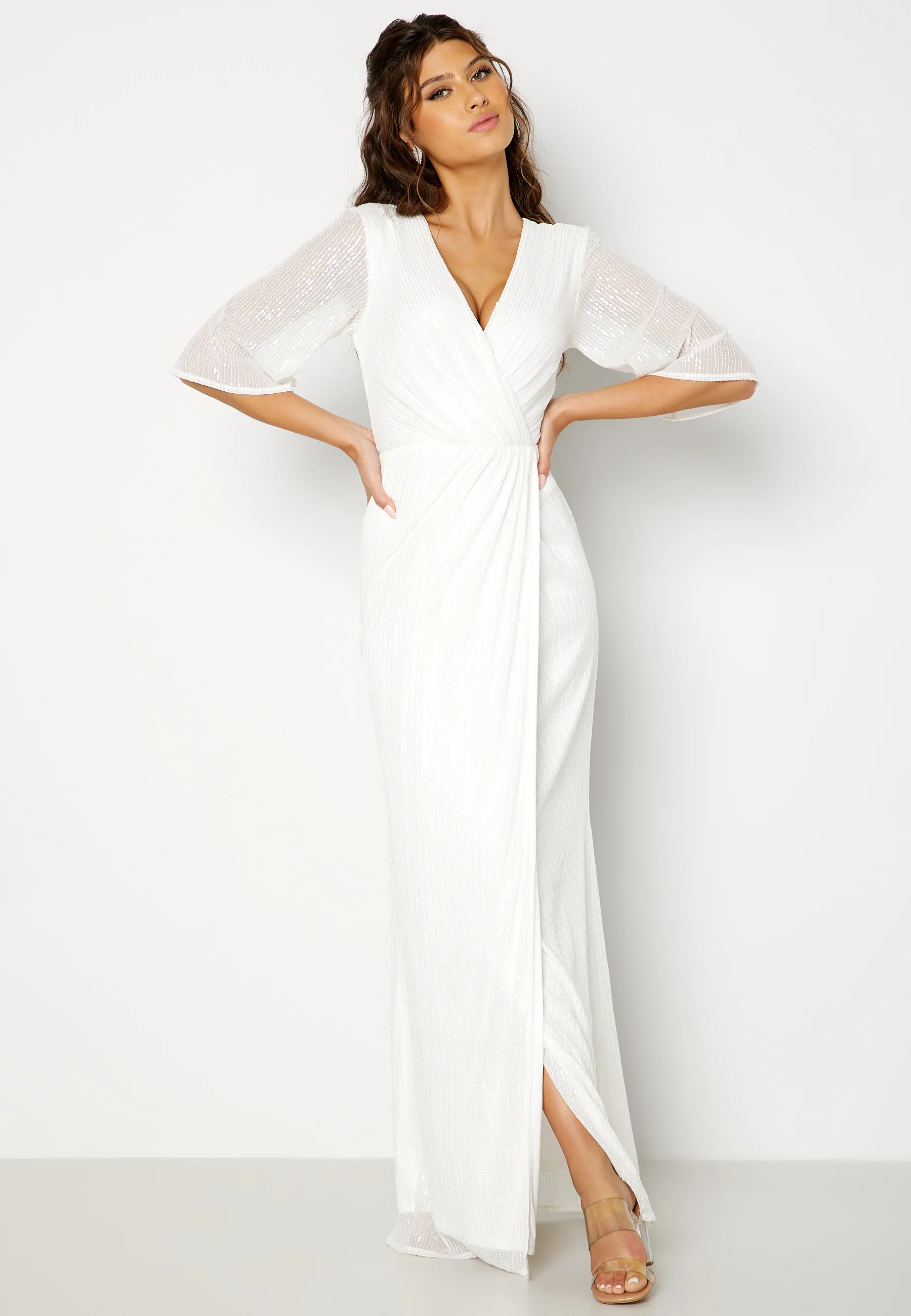 Eleine Sequin Wedding Gown - Image 5