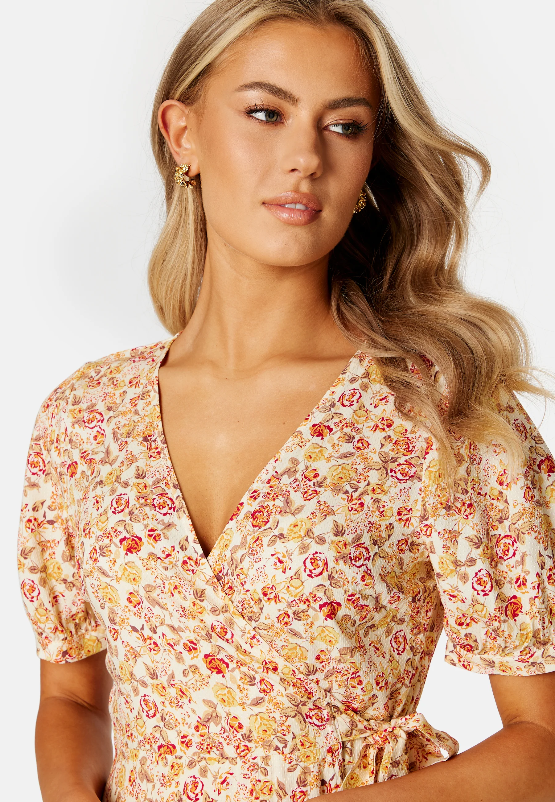 Elin S/S Wrap Dress - Image 4