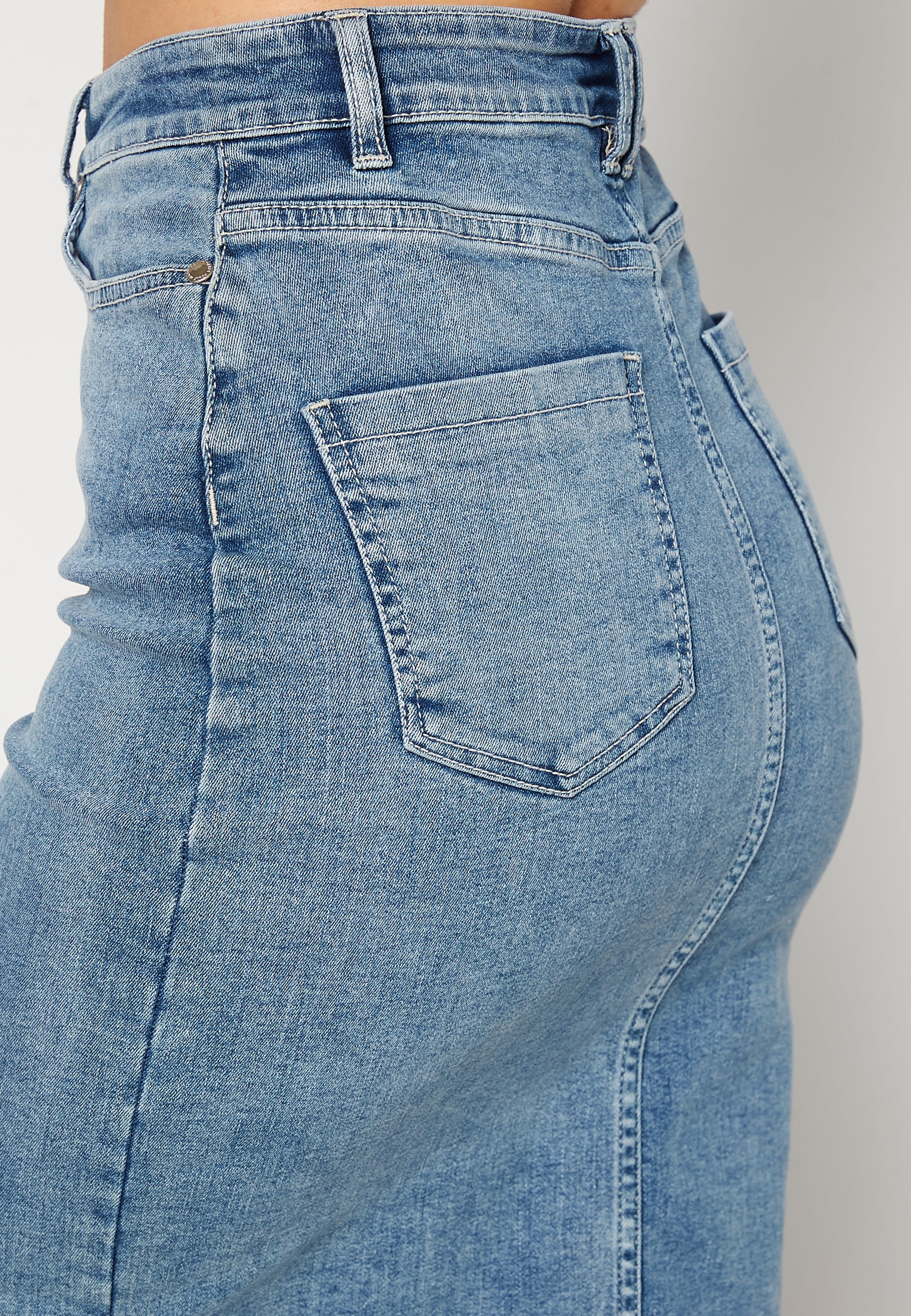 Elina midi denim skirt - Image 4