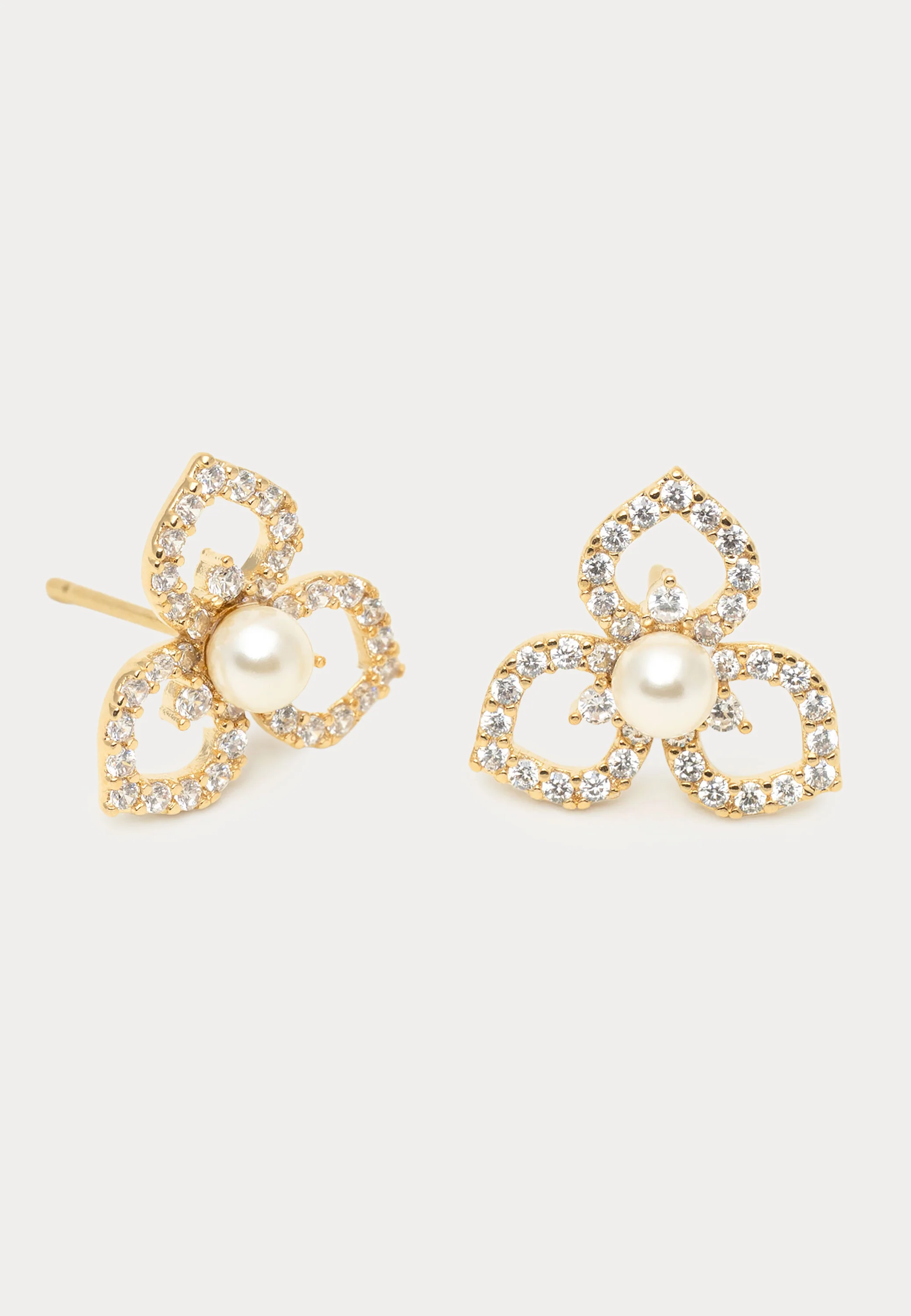Elise Earrings - Ivory Pearl - Image 3