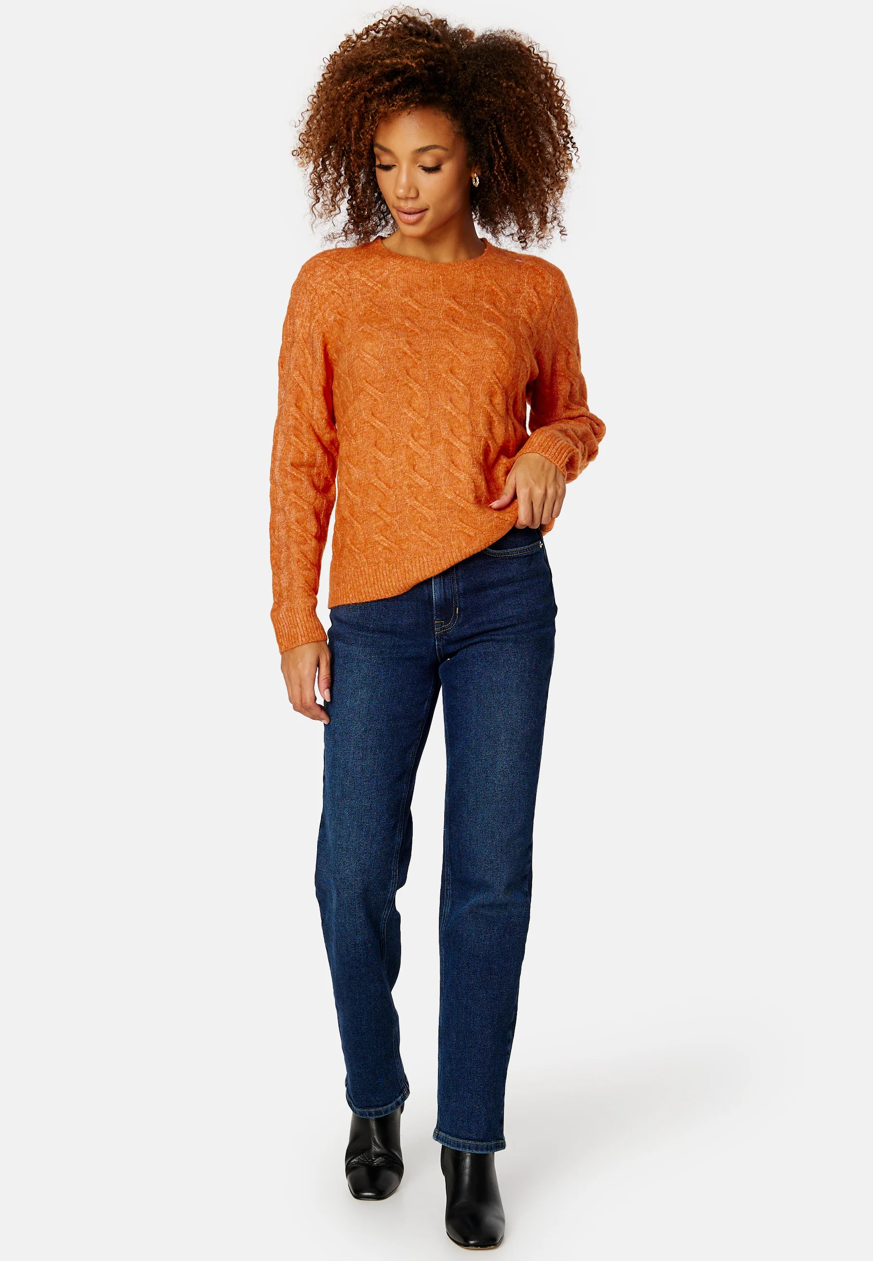 Ella L/S Cable Knit Top - Image 2