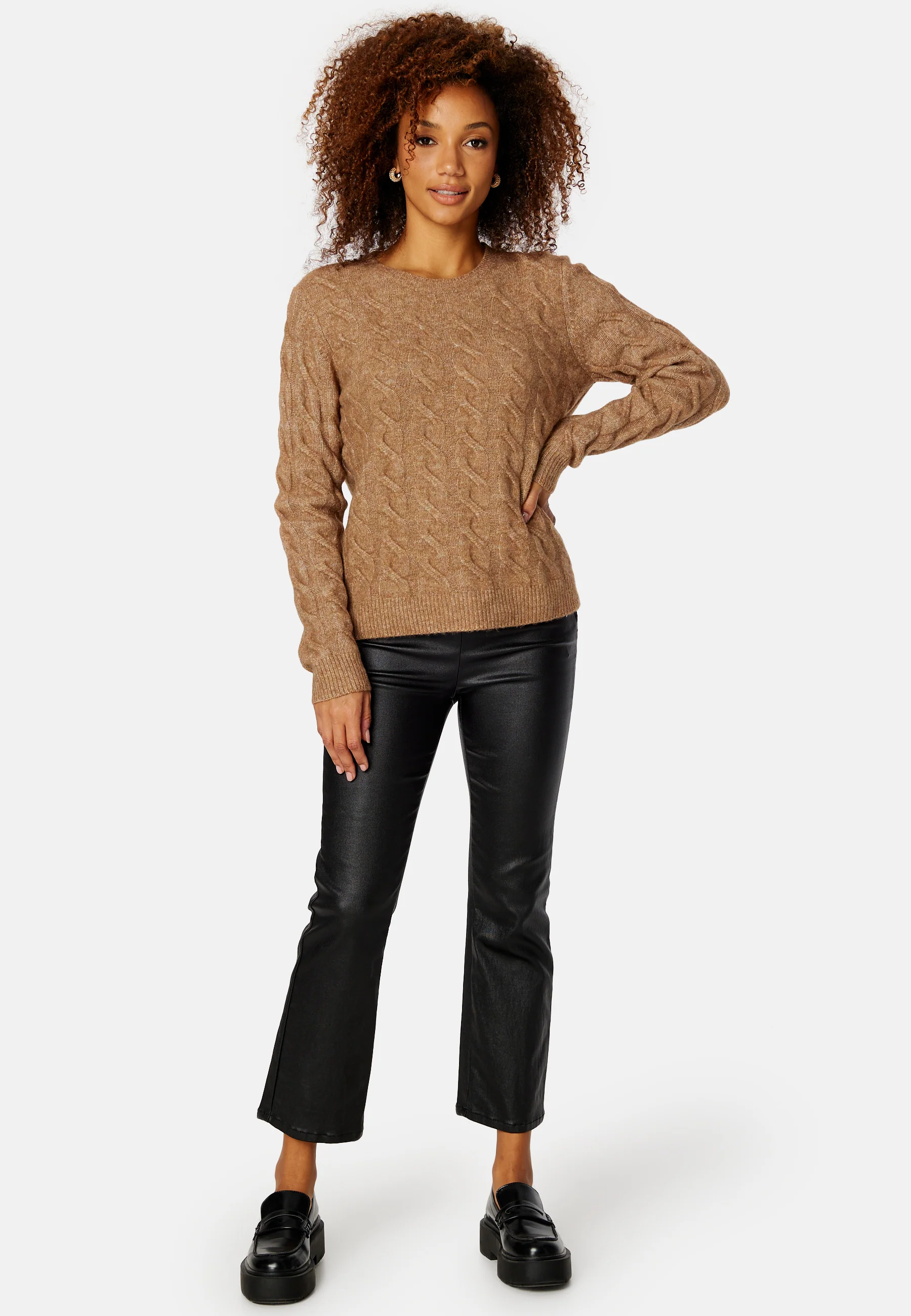Ella L/S Cable Knit Top - Image 2