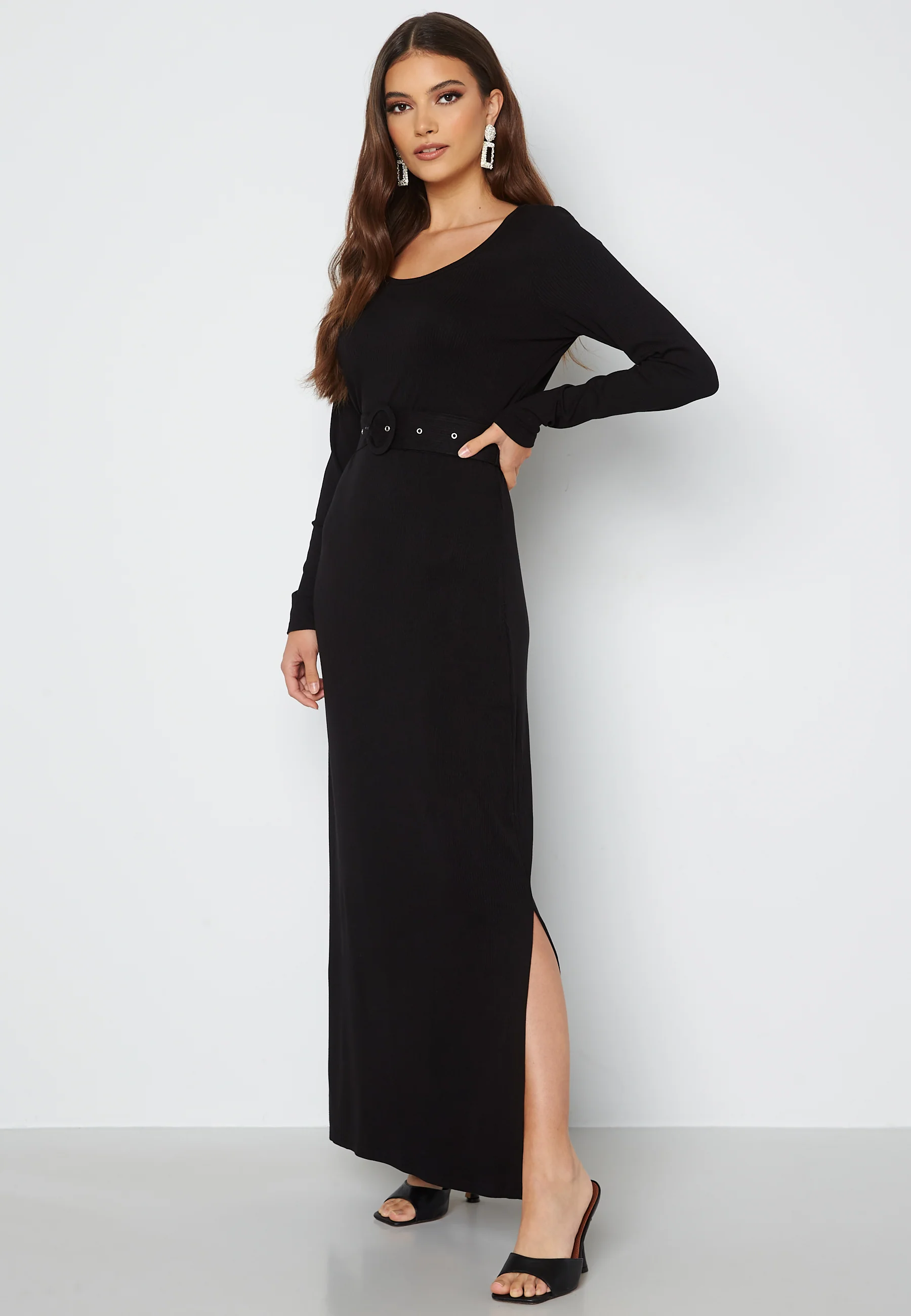 Elle LS Ankle Dress