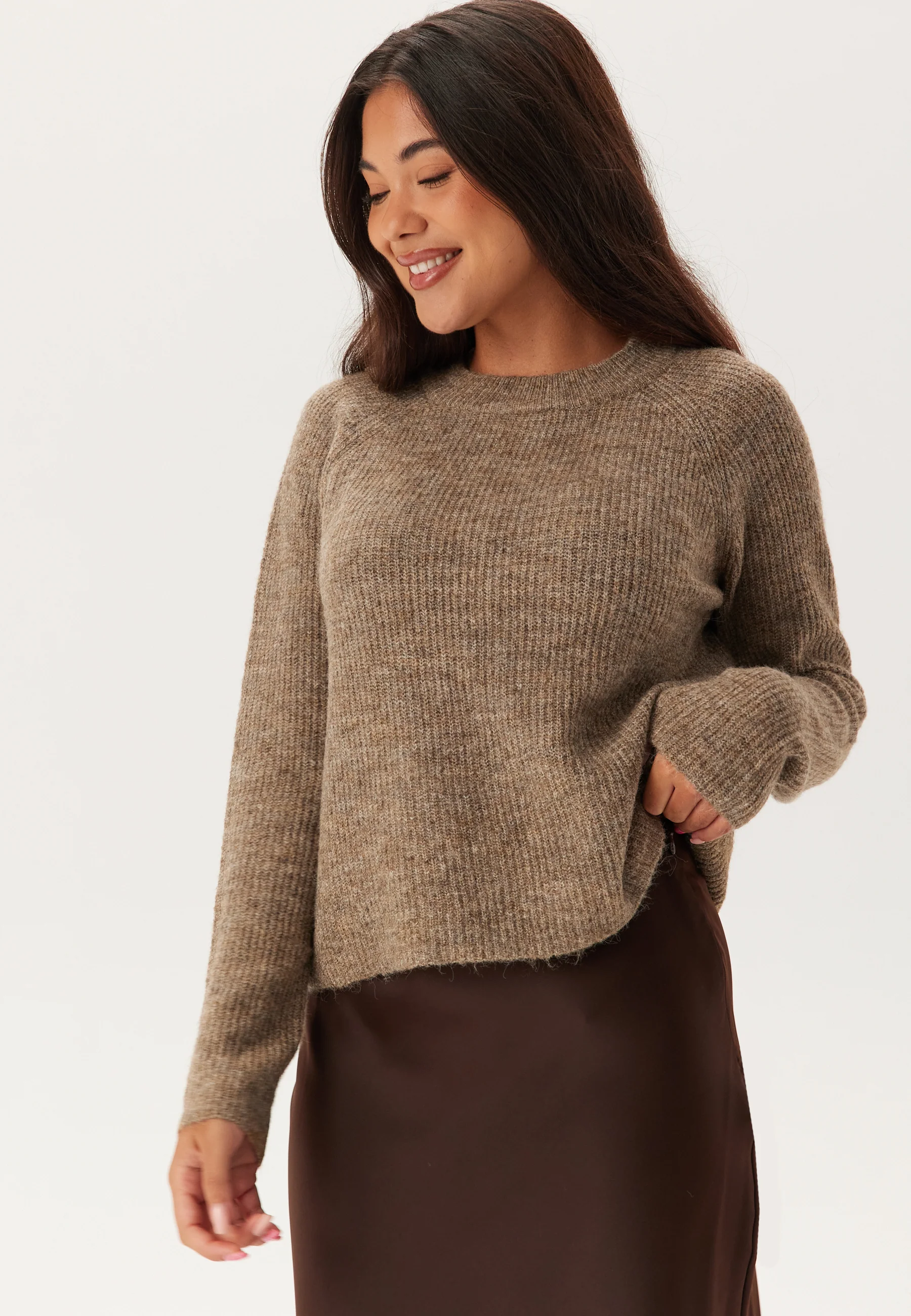Ellen LS O-Neck Knit