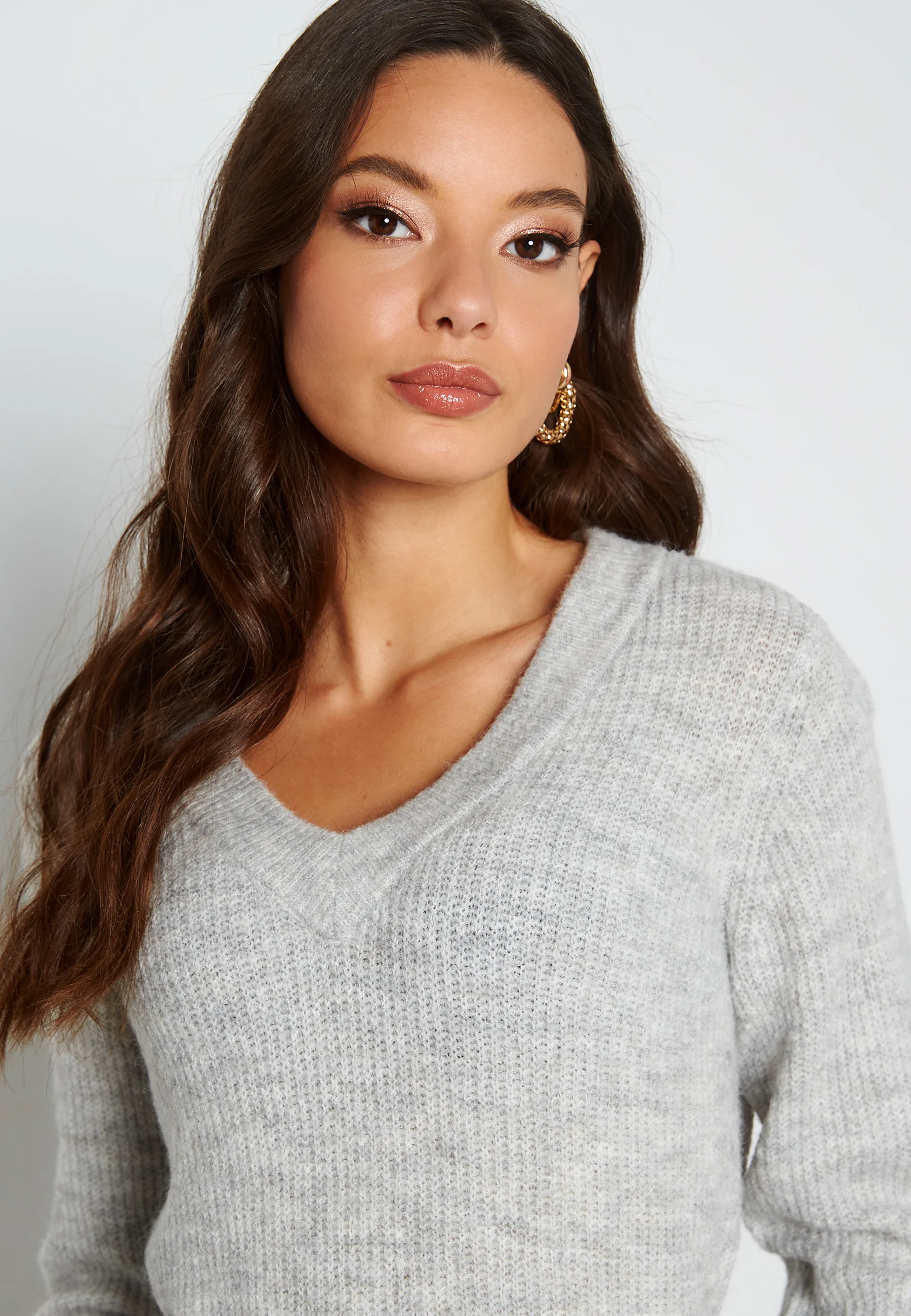 Ellen V-neck Knit Dress - Image 5
