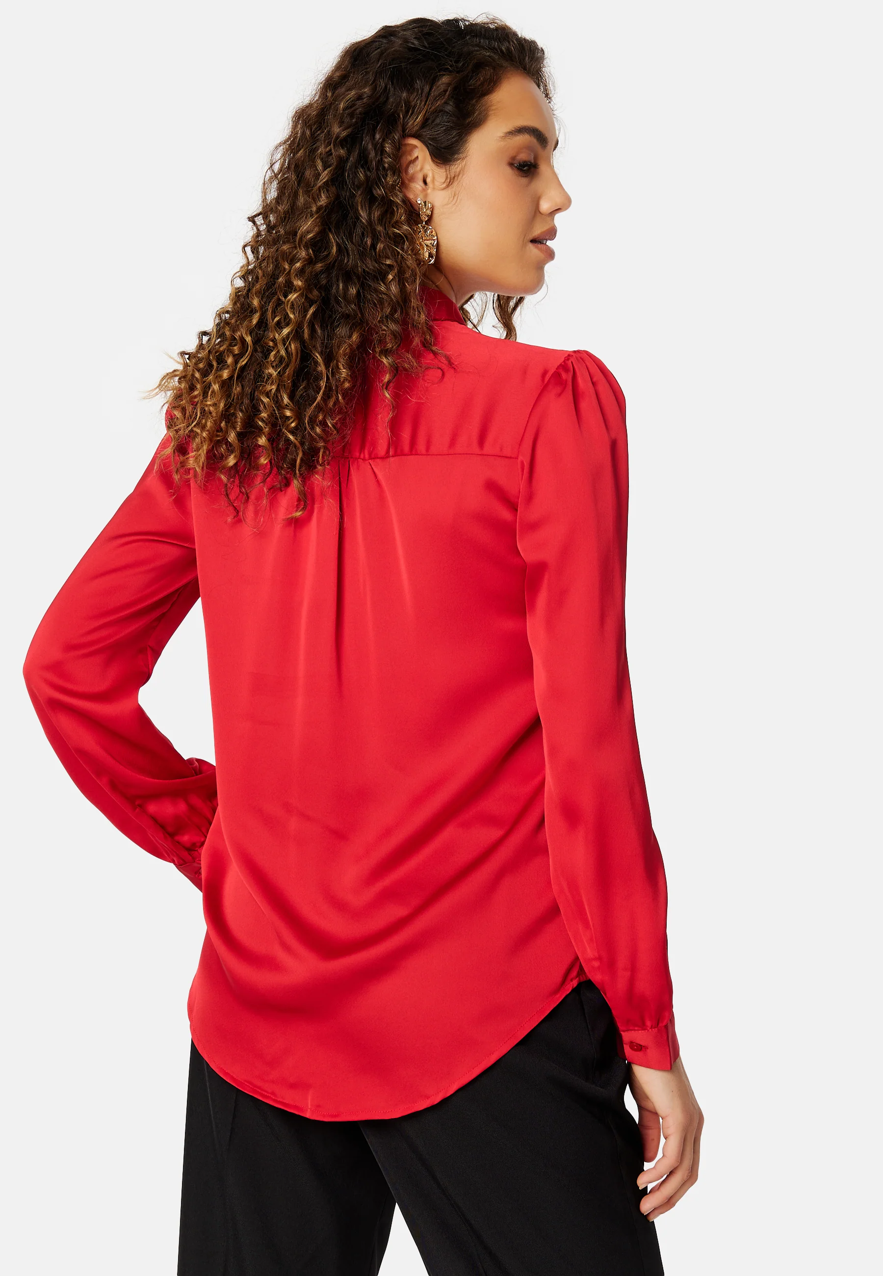Ellette Satin L/S Shirt - Image 3