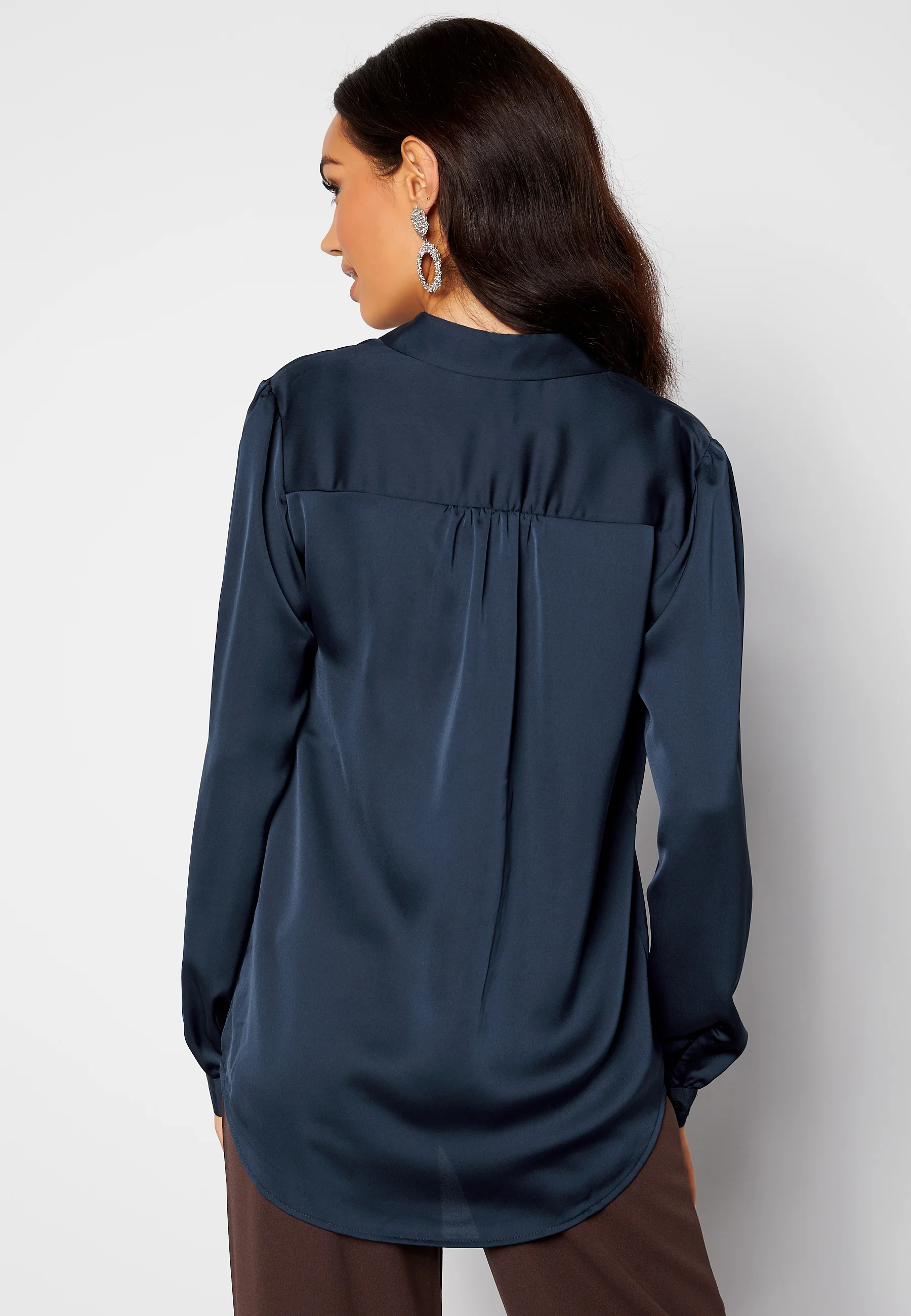 Ellette Satin L/S Shirt - Image 3