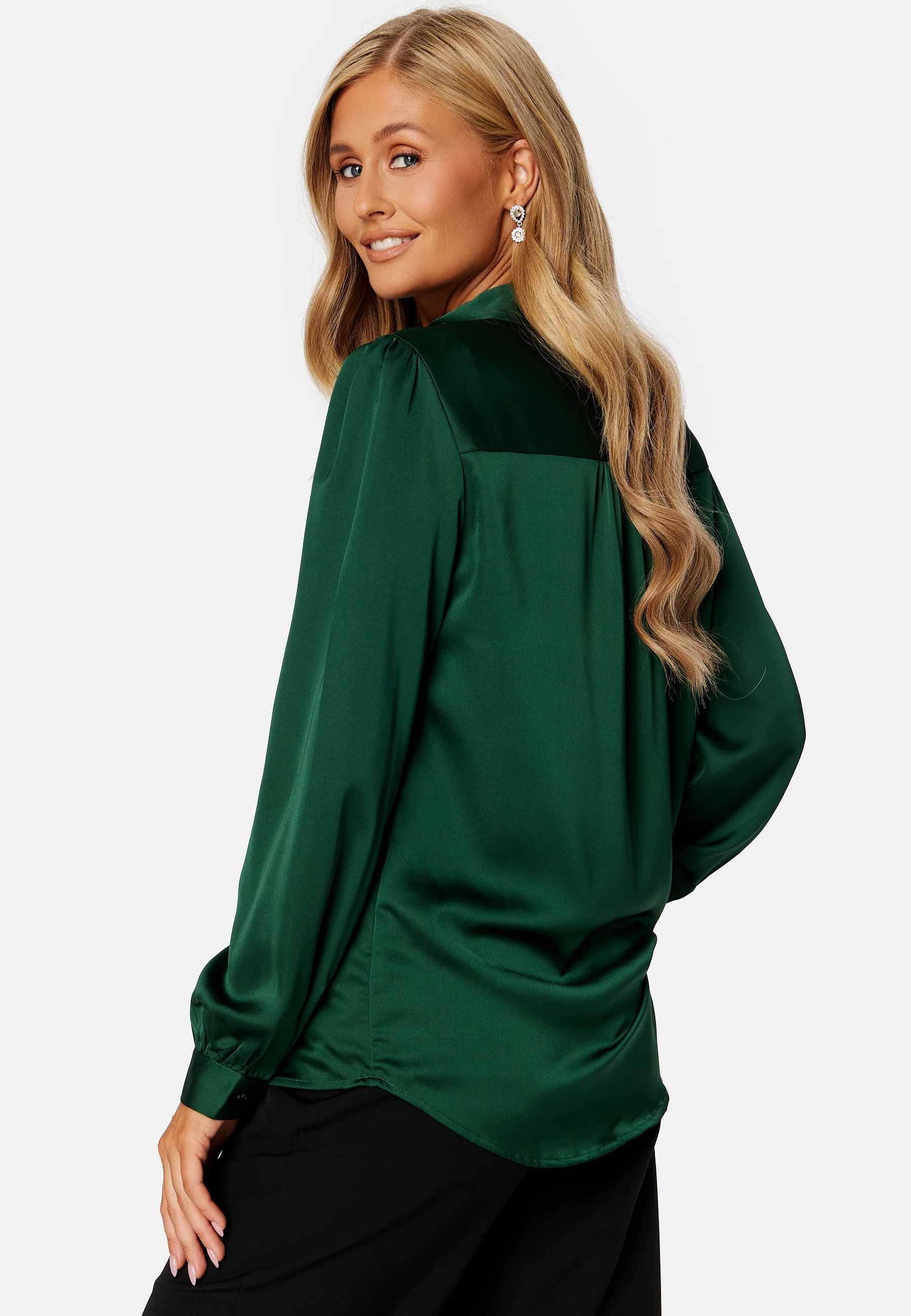 Ellette Satin L/S Shirt - Image 3