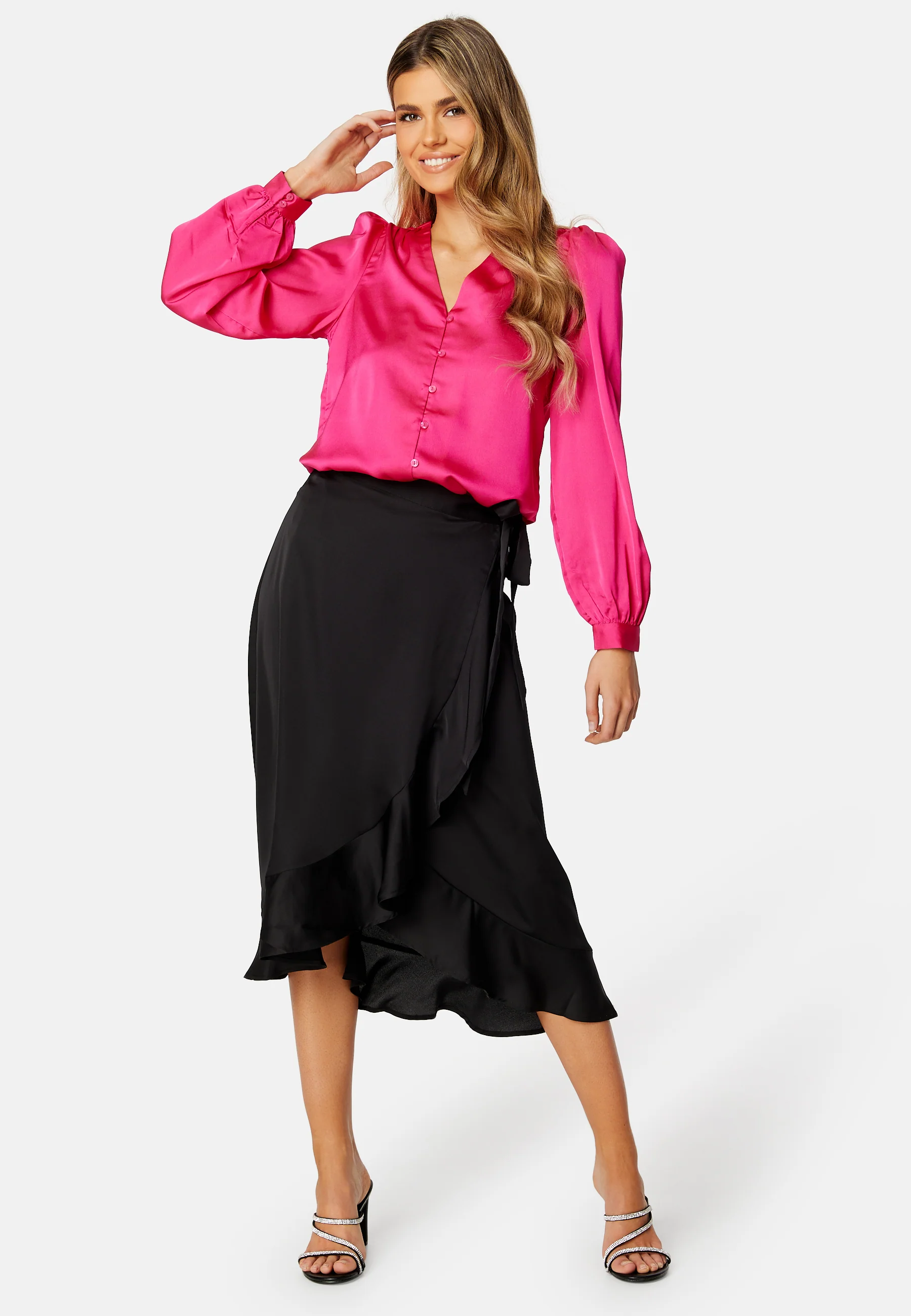 Ellette Wrap HW Skirt - Image 2