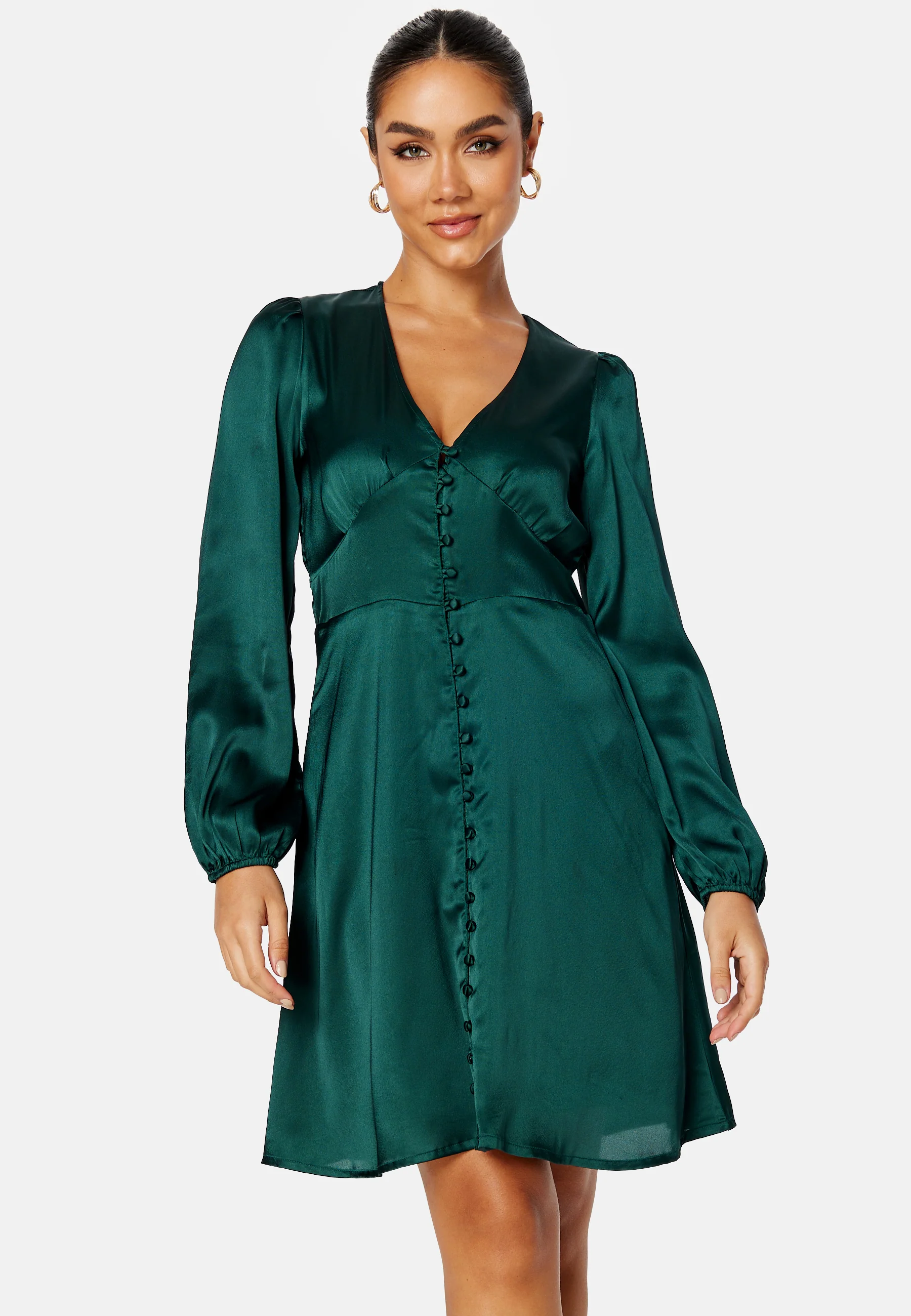 Elliana satin dress