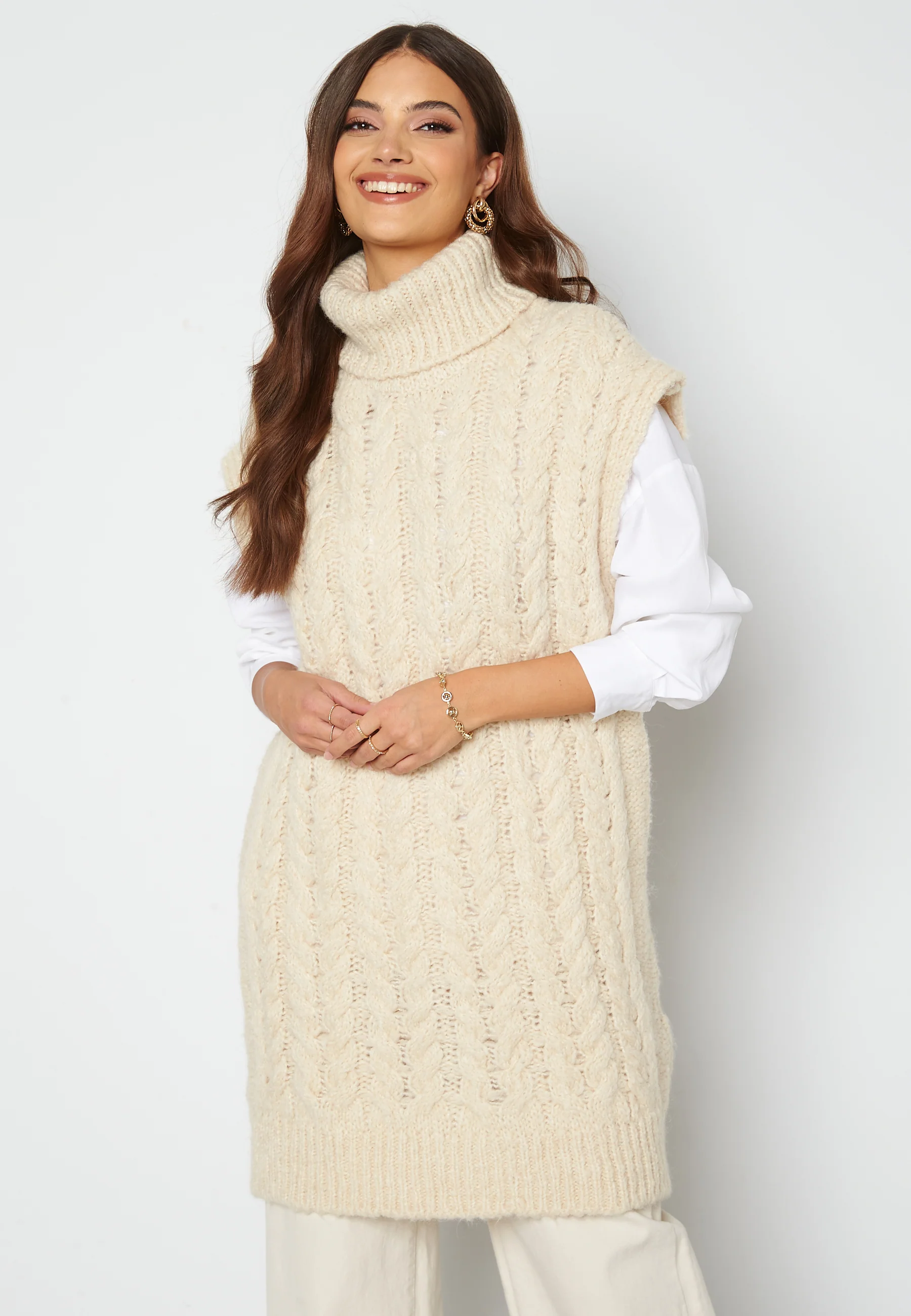 Ellie Cable Long Blouse