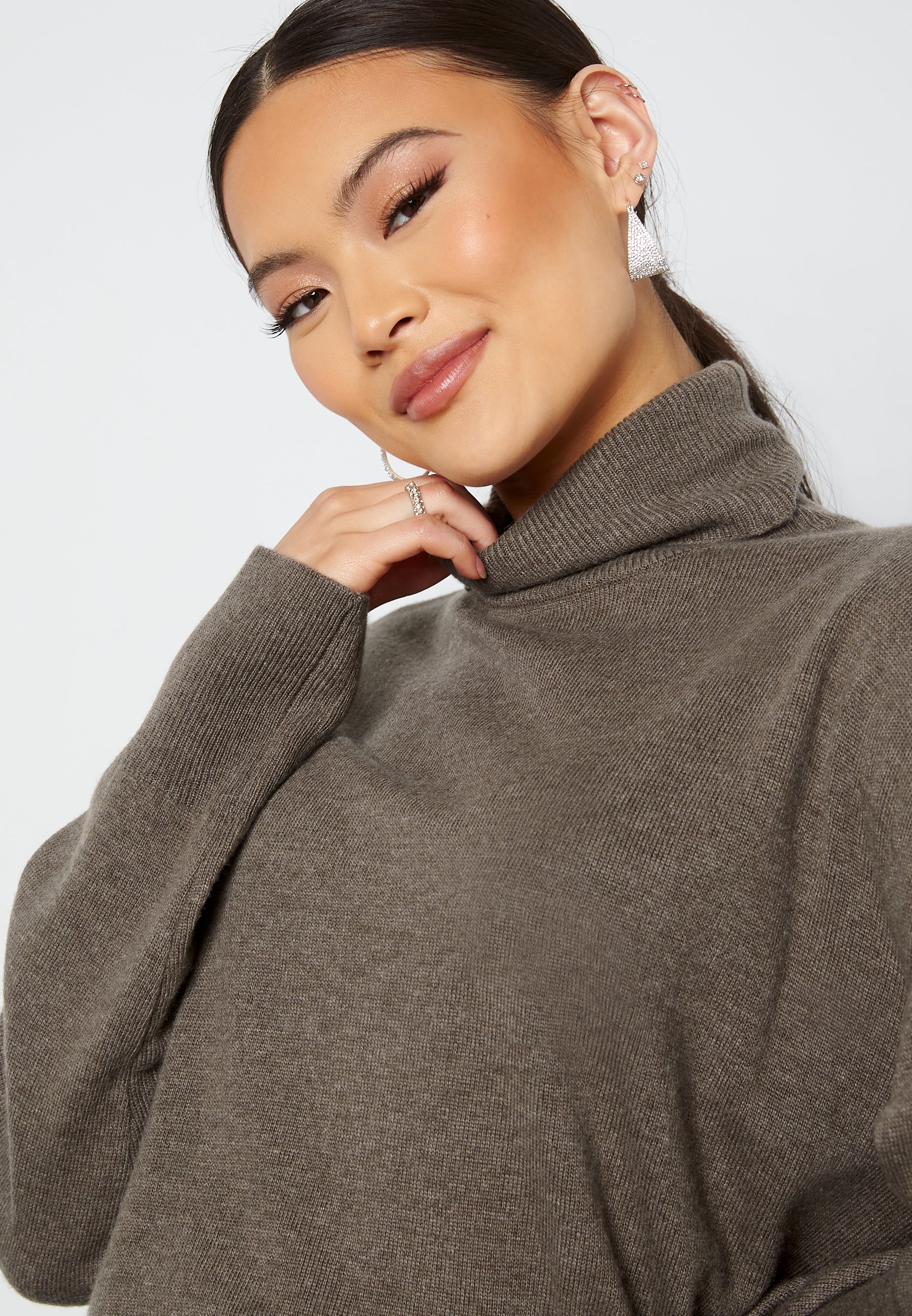Elly LS Roll Neck Wool Knit - Image 4