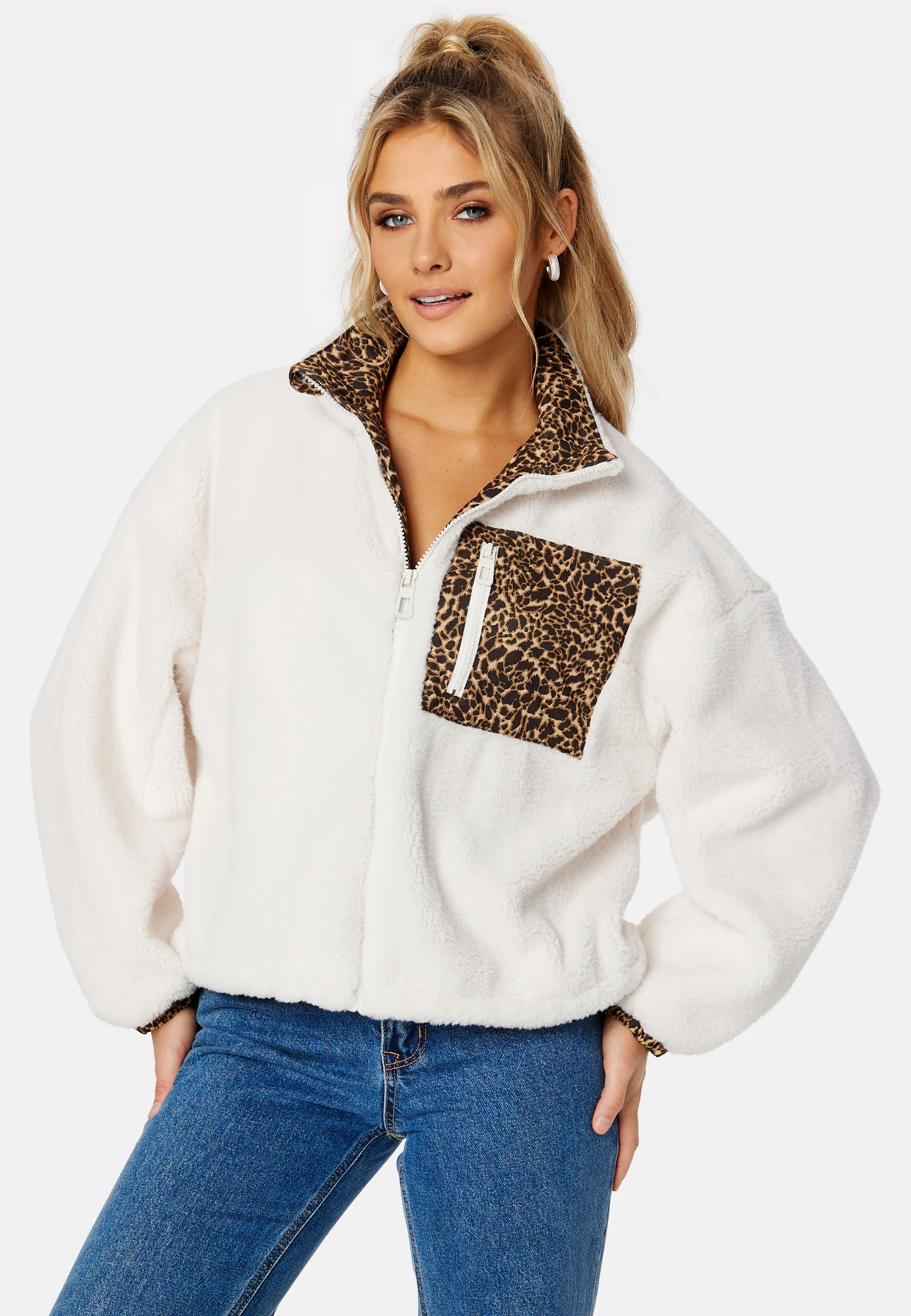 Elvira Mix Teddy Jacket - Image 5