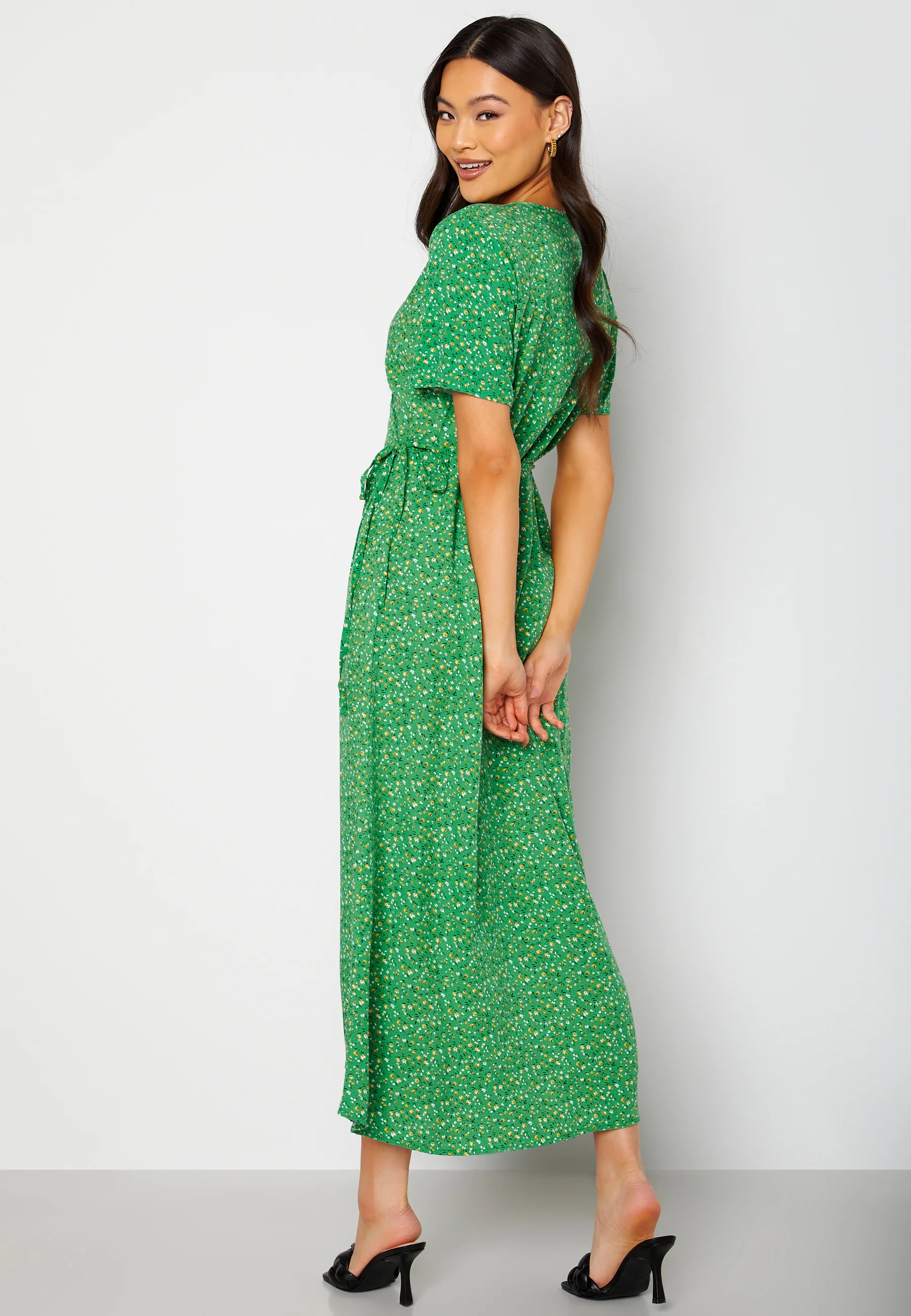 Ema Elise L/S Long Wrap Dress - Image 2
