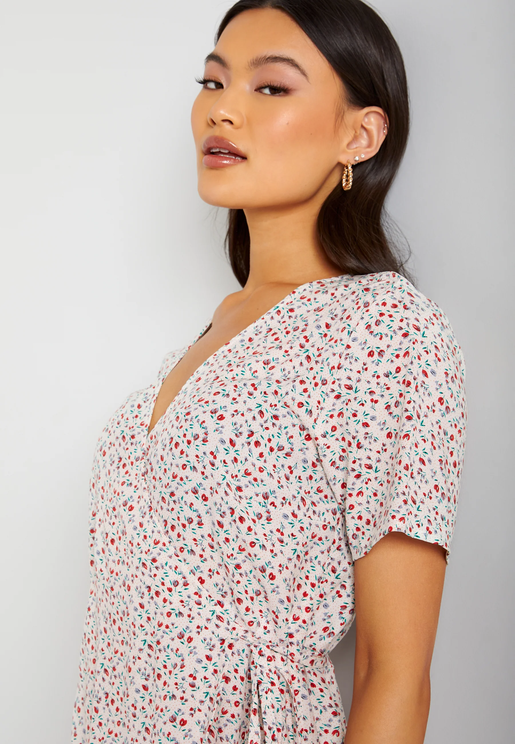 Ema Elise L/S Long Wrap Dress - Image 4
