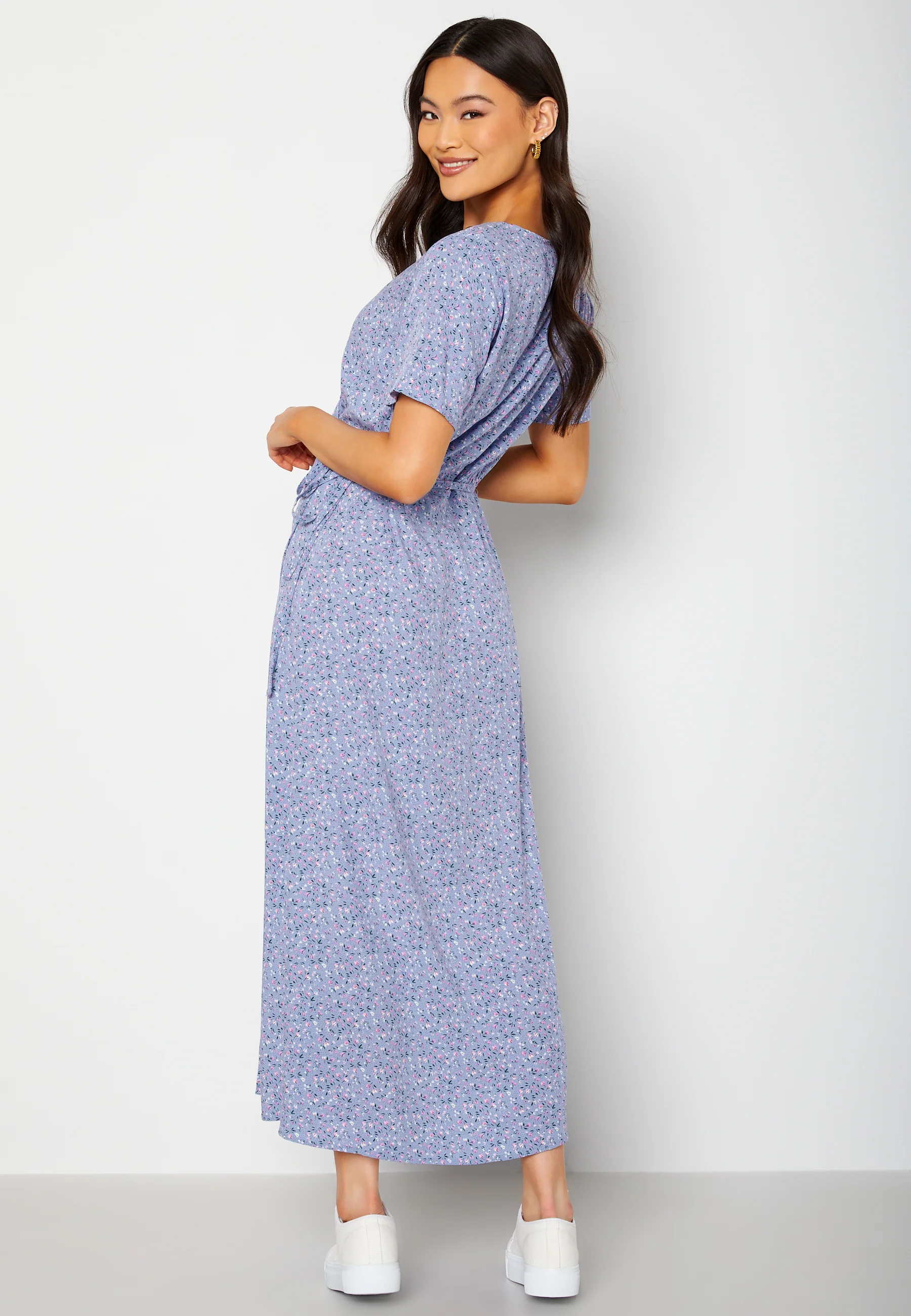 Ema Elise L/S Long Wrap Dress - Image 2