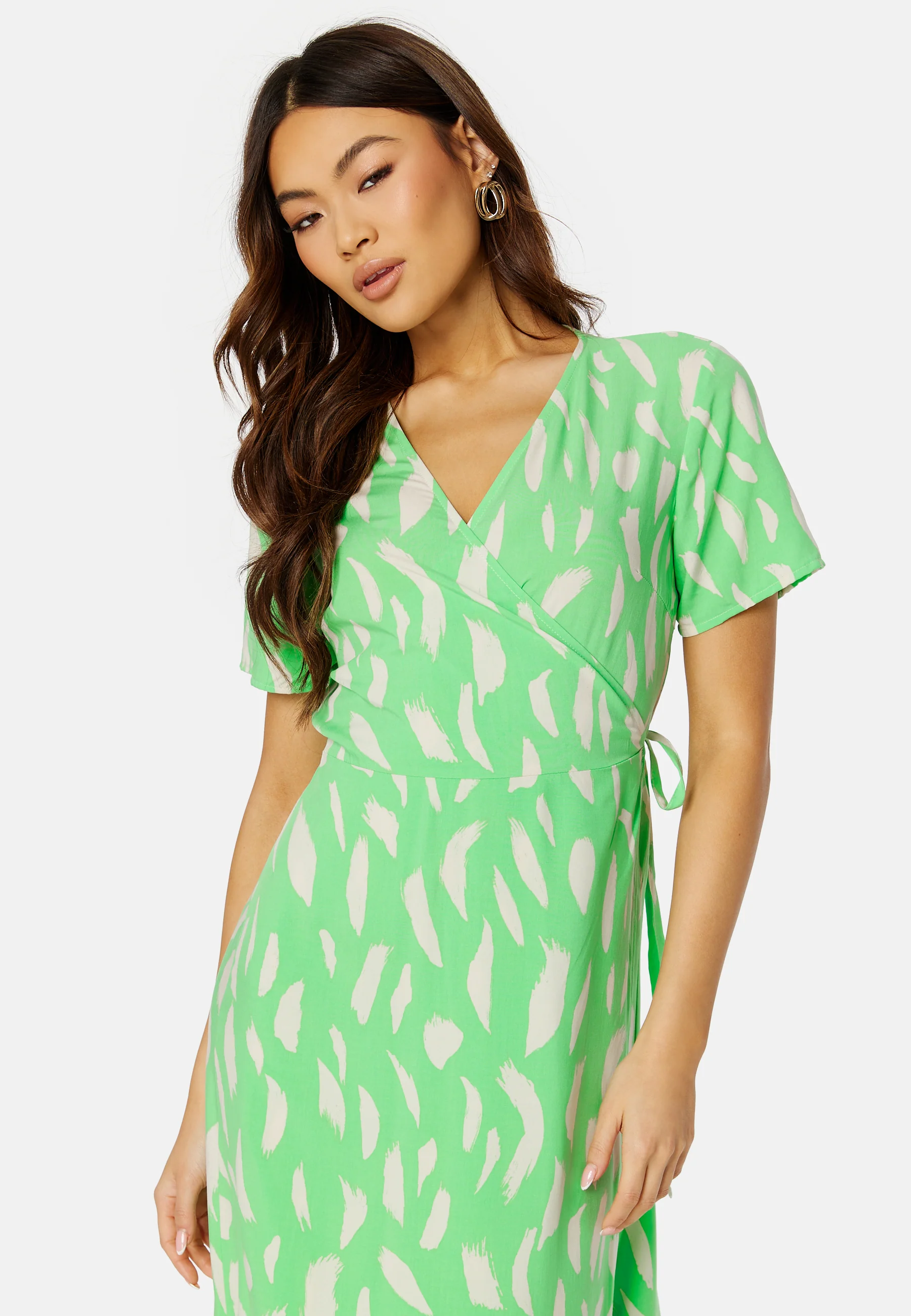 Ema Elise Long Wrap Dress - Image 3