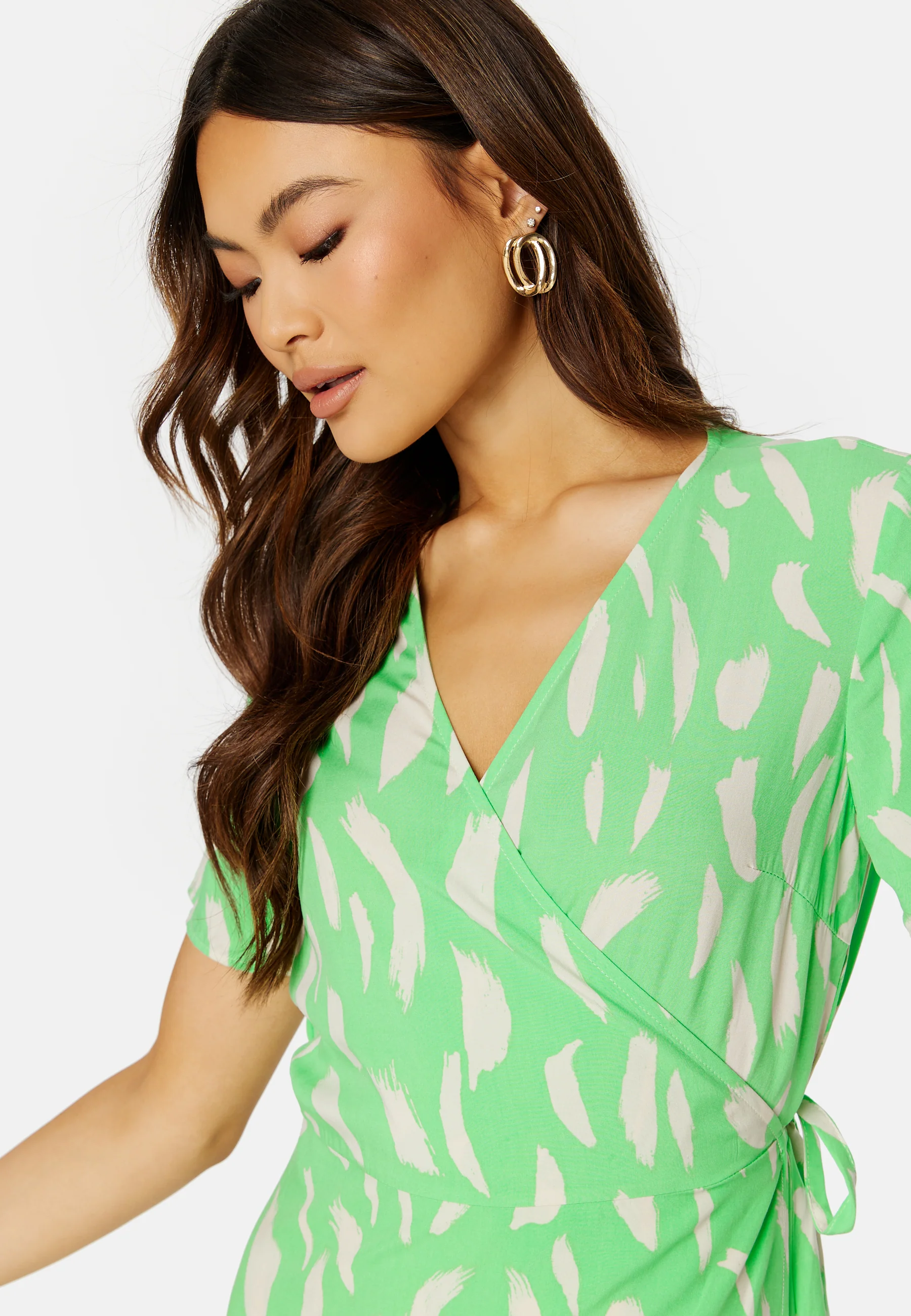 Ema Elise Long Wrap Dress - Image 4