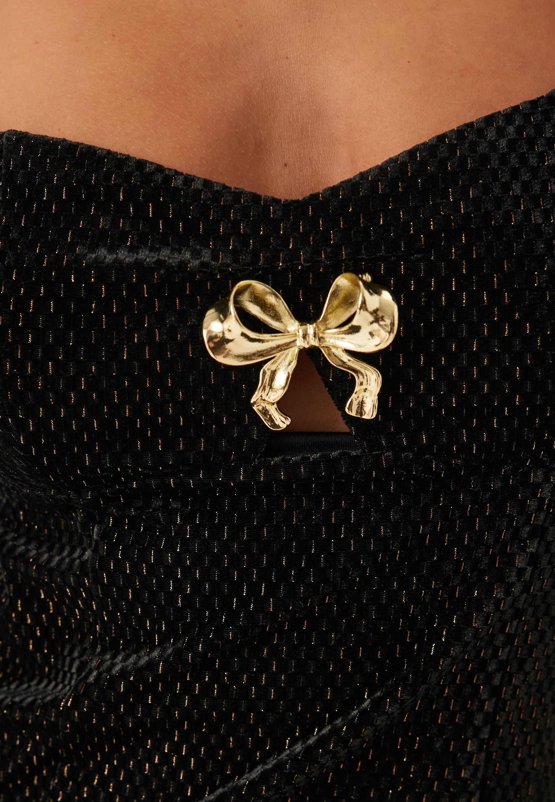 Embellished Bow Dress - Image 5