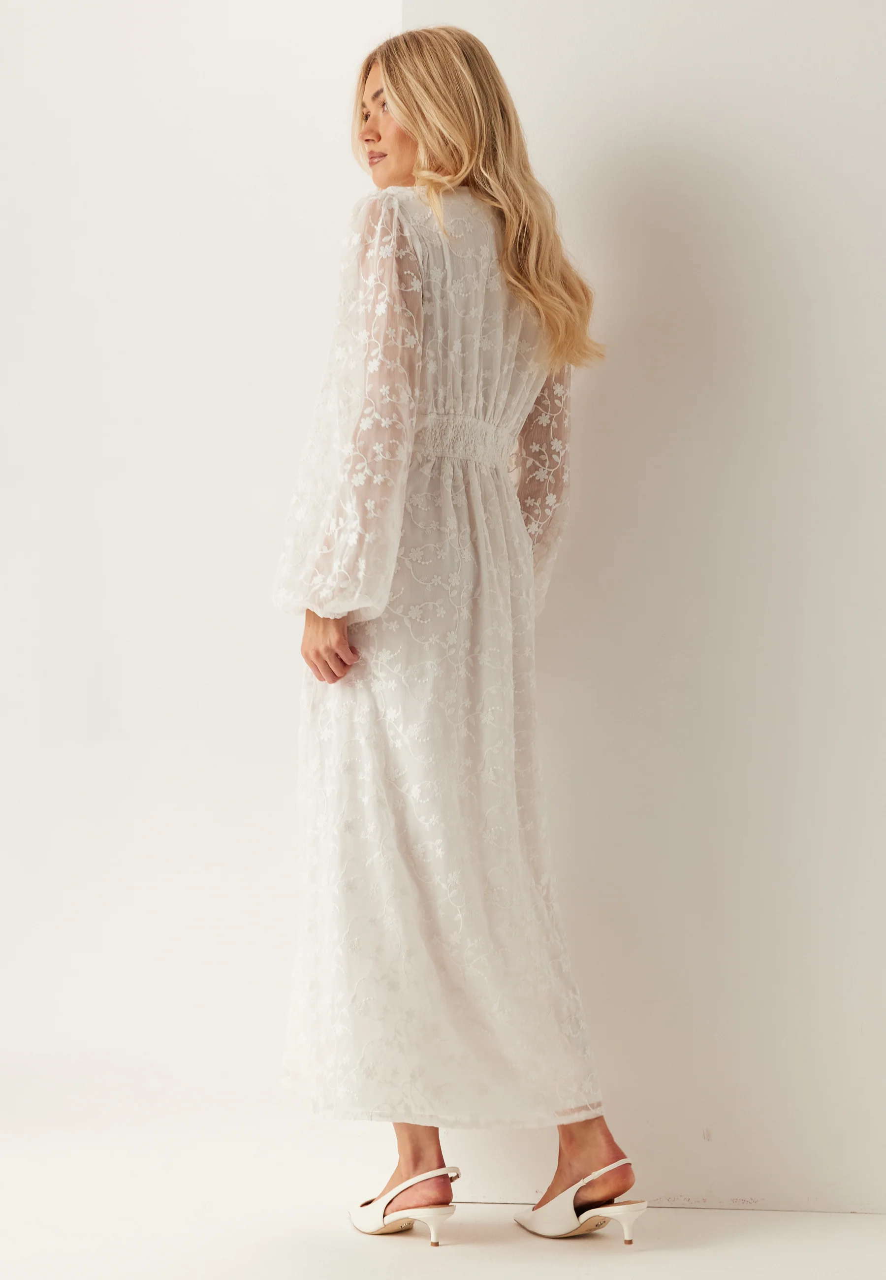 Embroidered Midi Dress - Image 2