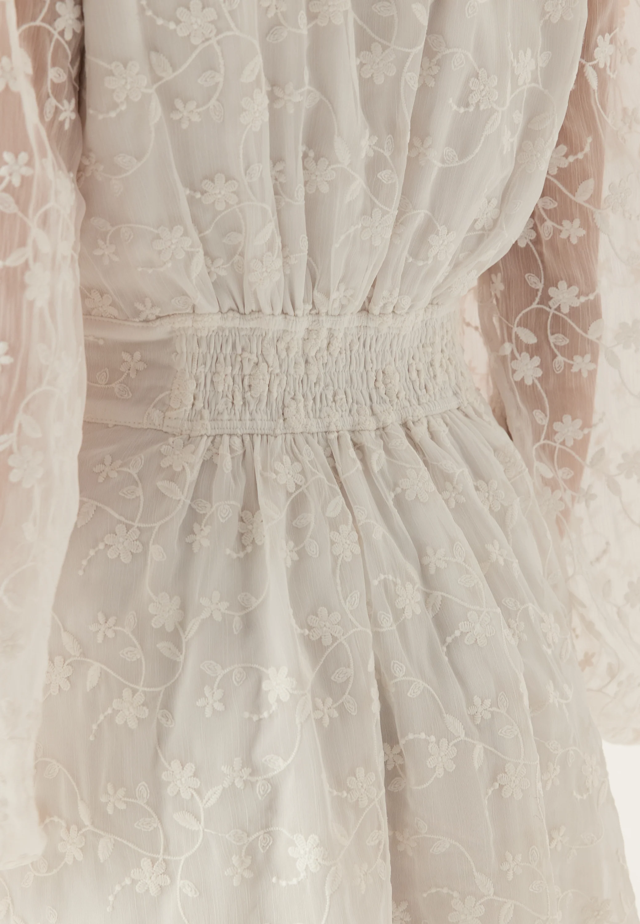 Embroidered Short Dress - Image 7